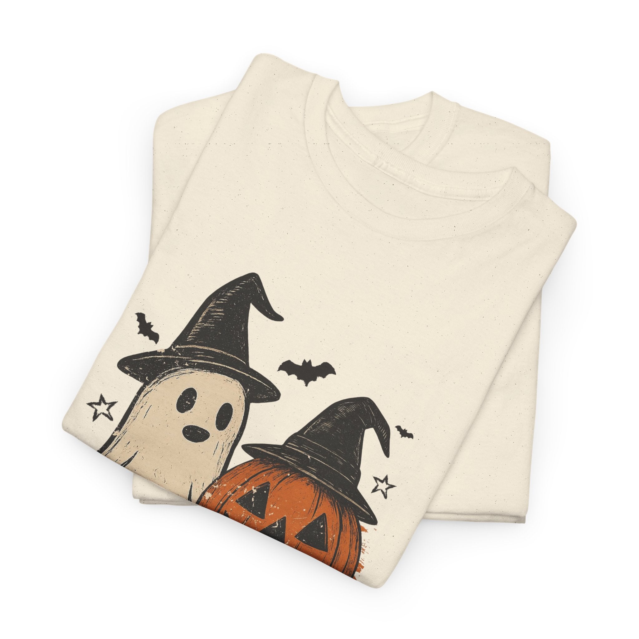Halloween Ghost & Pumpkin Tee