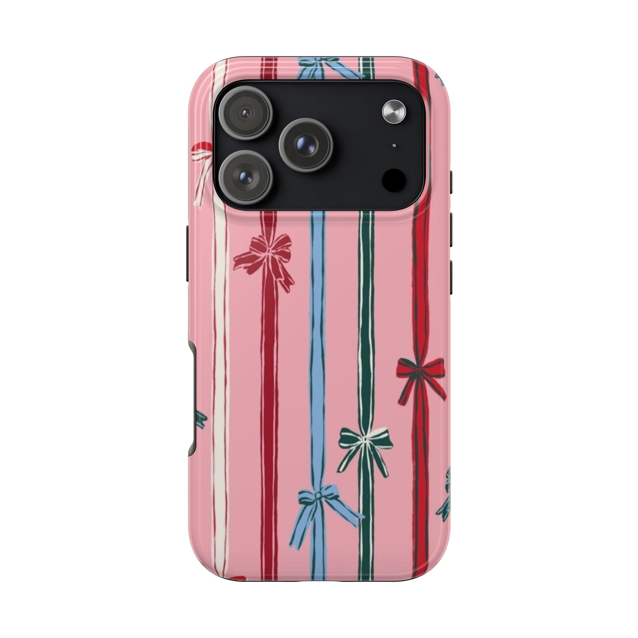 Holiday Bow Pattern Tough Phone Case