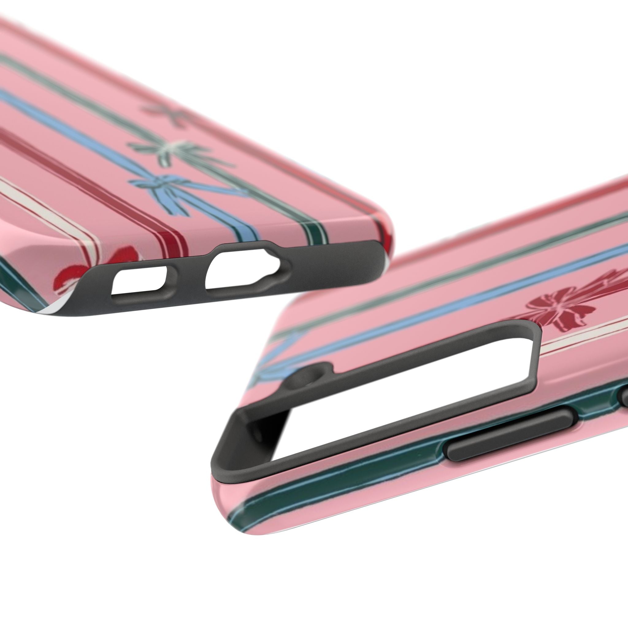 Holiday Bow Pattern Tough Phone Case