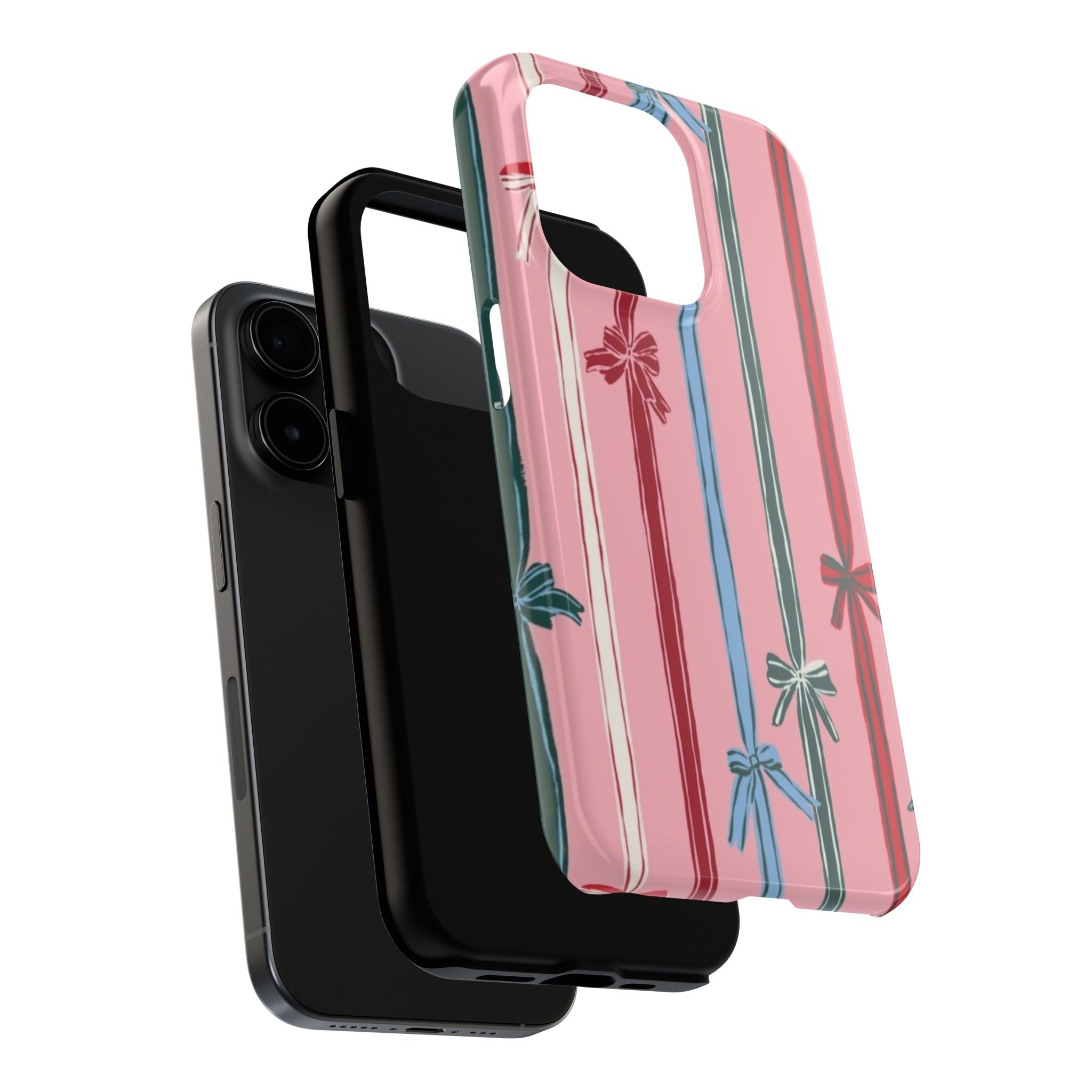 Holiday Bow Pattern Tough Phone Case