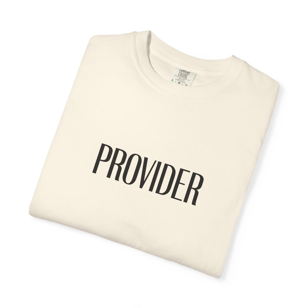 Provider Unisex Garment-Dyed T-shirt, Casual Tee