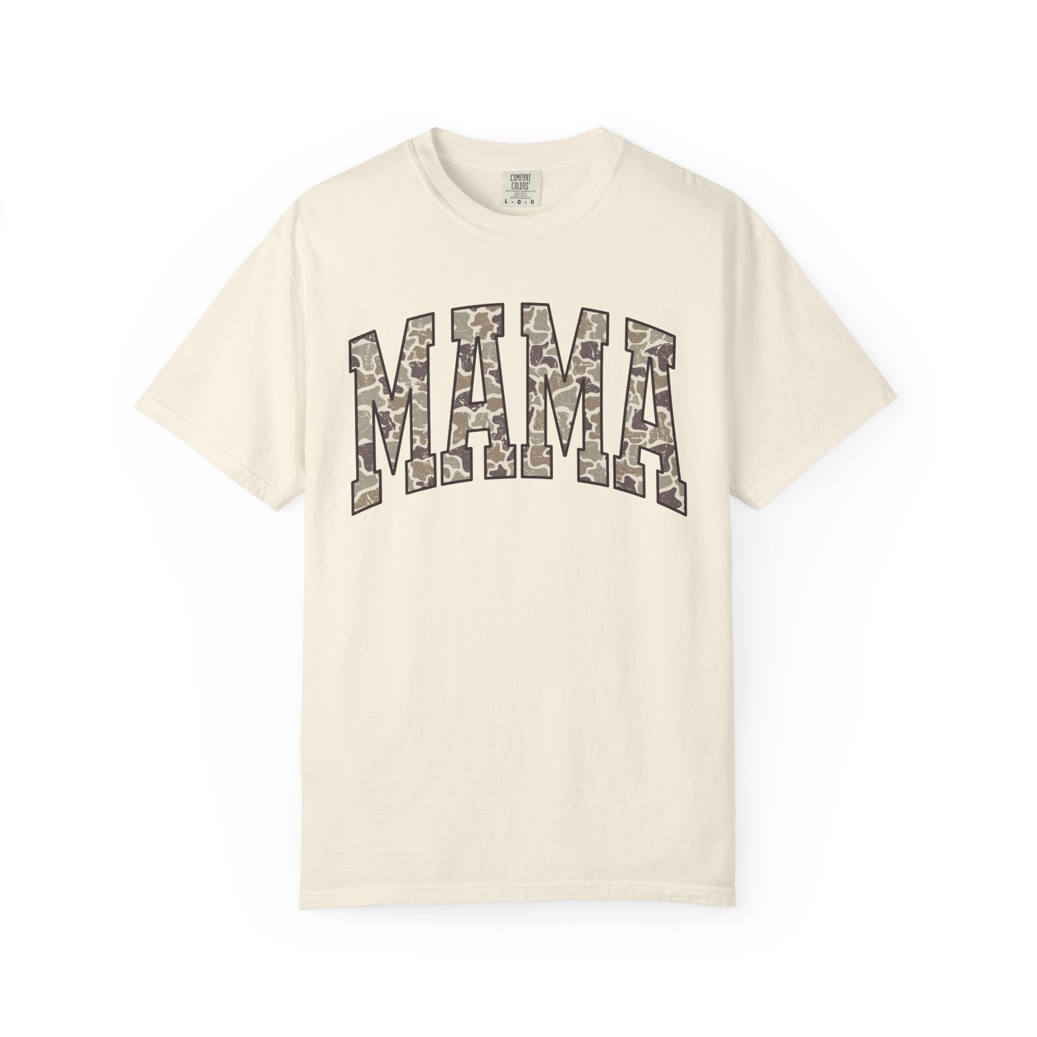 Camo Mama T-Shirt, Perfect Gift for Moms, Casual Everyday Wear, Summer Fashion, Great for Mother's Day
