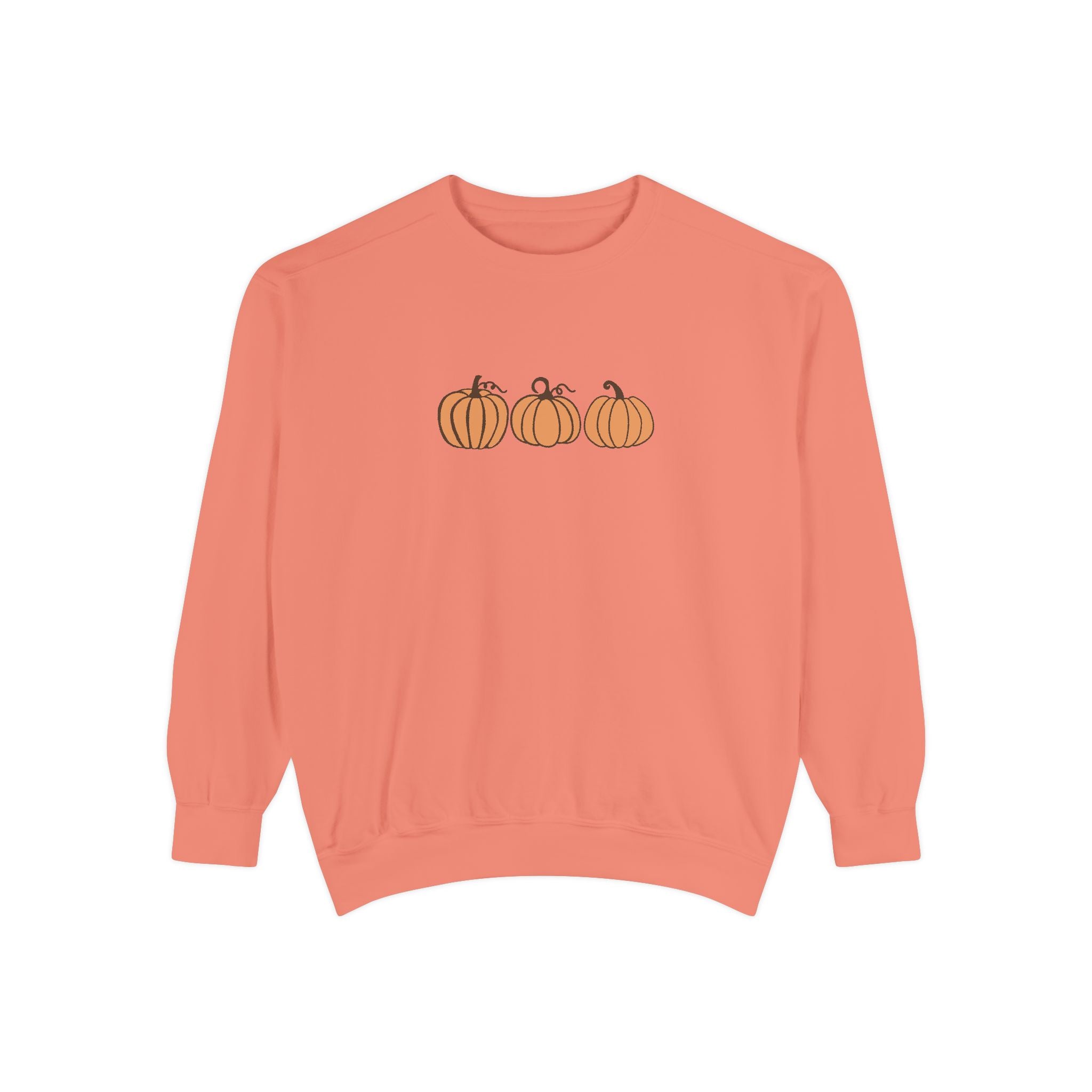 Unisex Pumpkin Garment-Dyed Sweatshirt