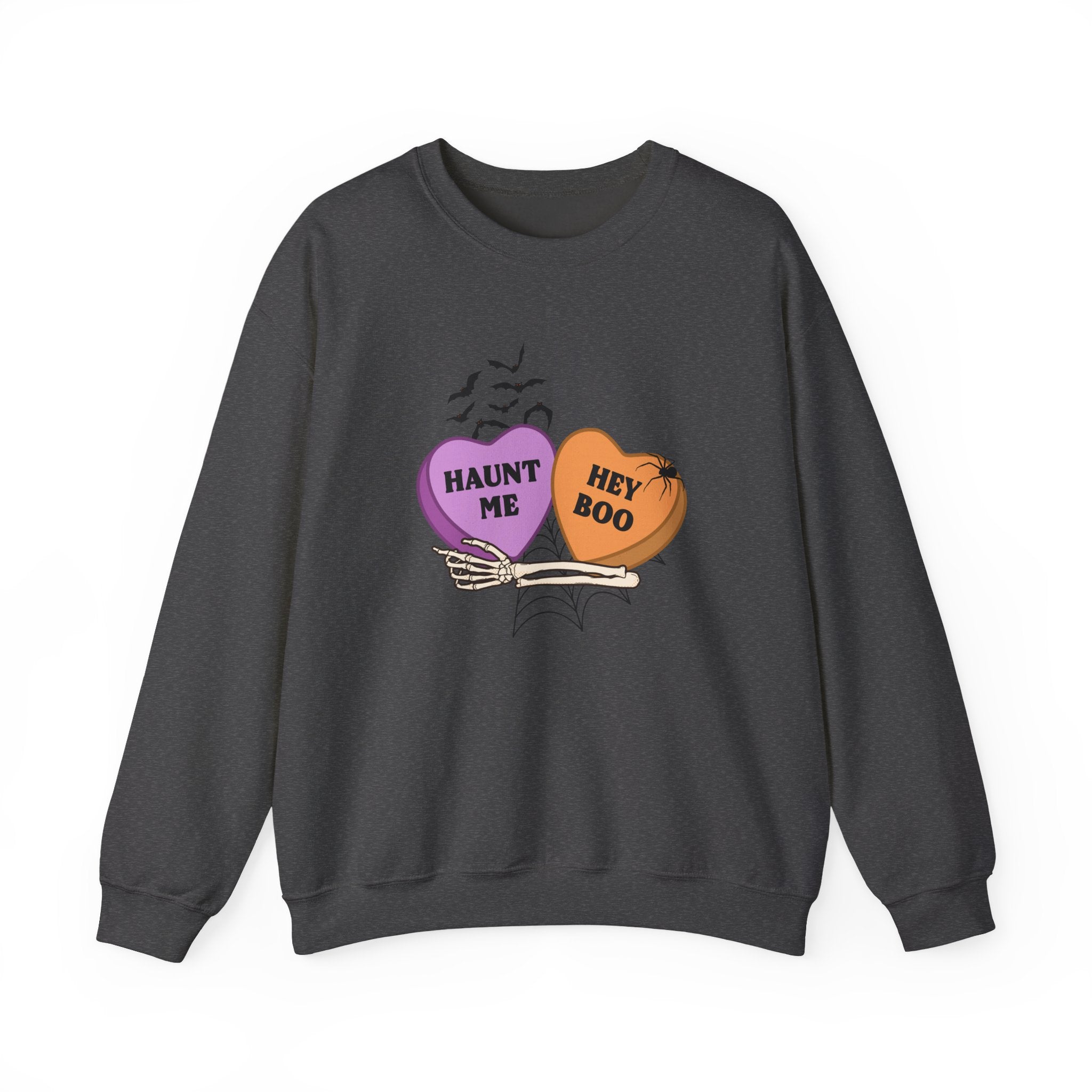 Halloween Candy Heart Crewneck Sweatshirt