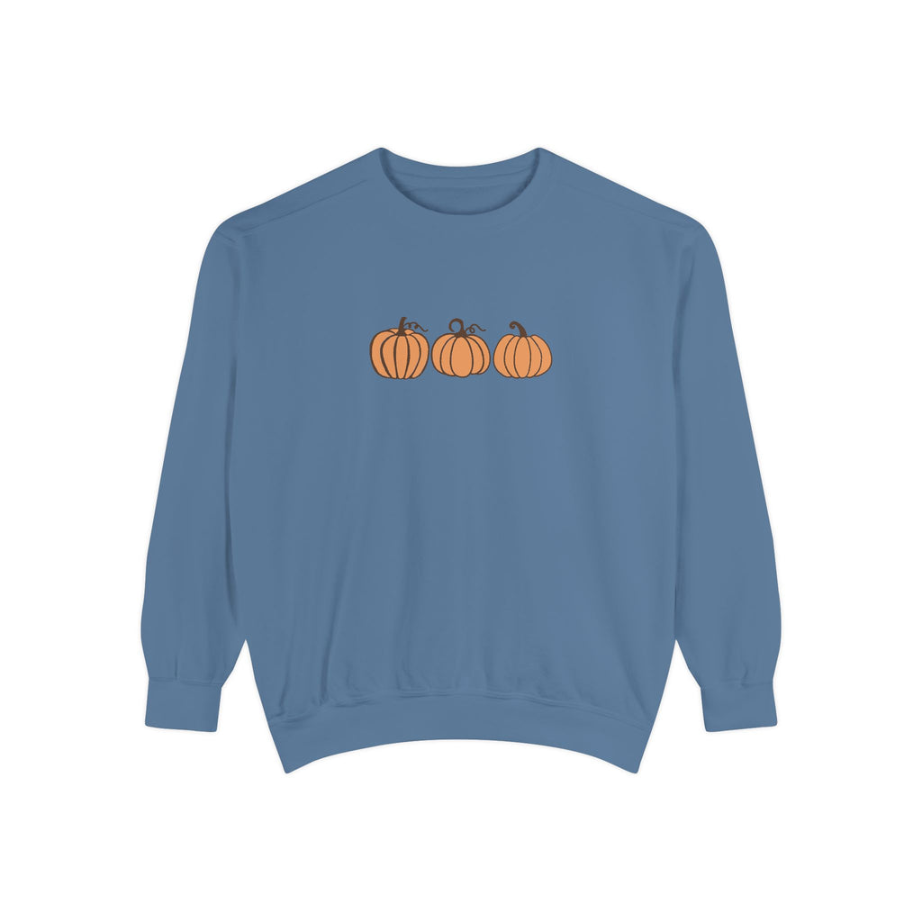Unisex Pumpkin Garment-Dyed Sweatshirt