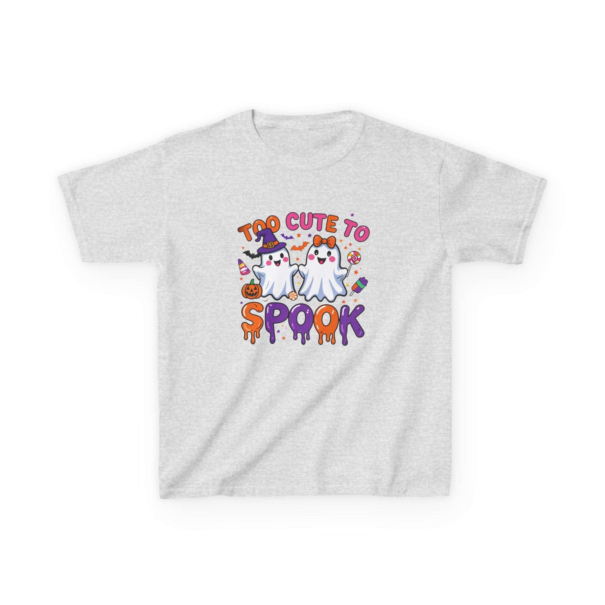 Girl's Too Cute to Spook Tee