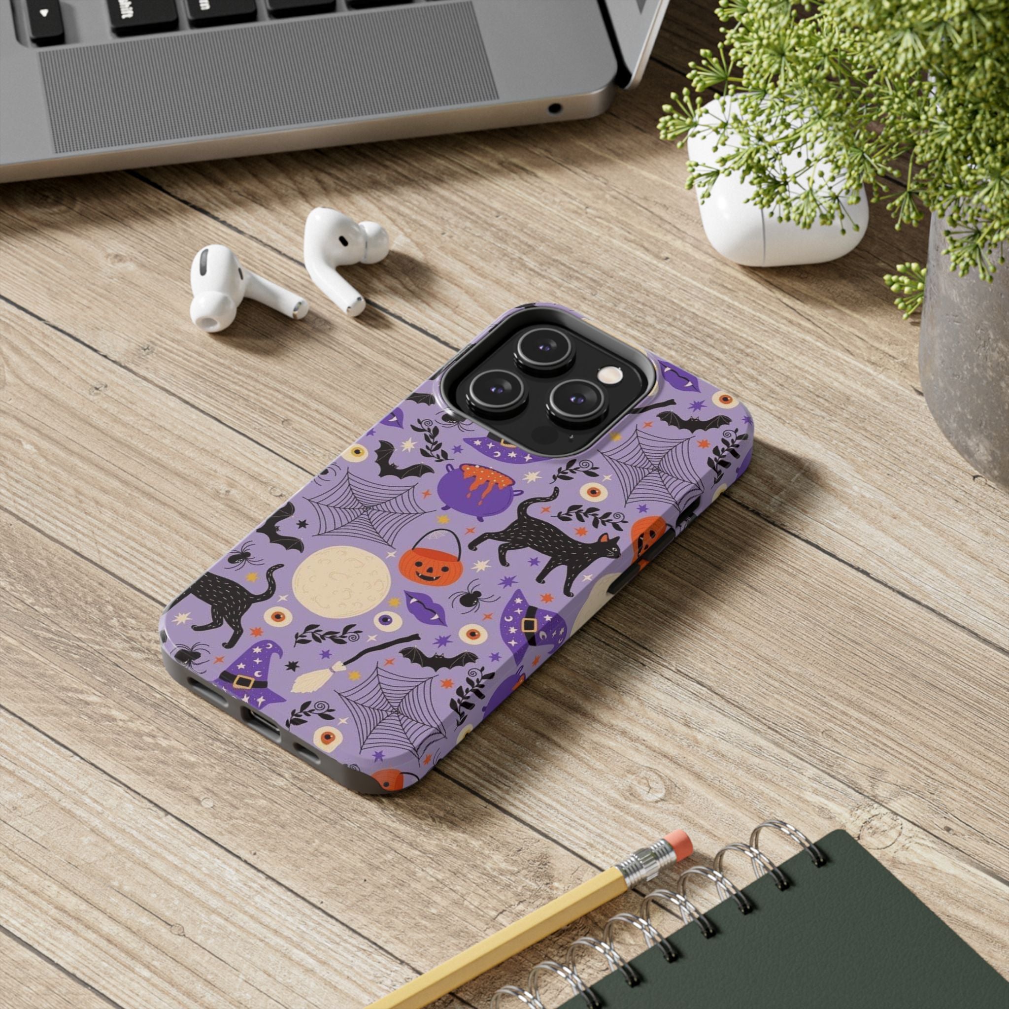 Witchy Cat Tough Phone Case