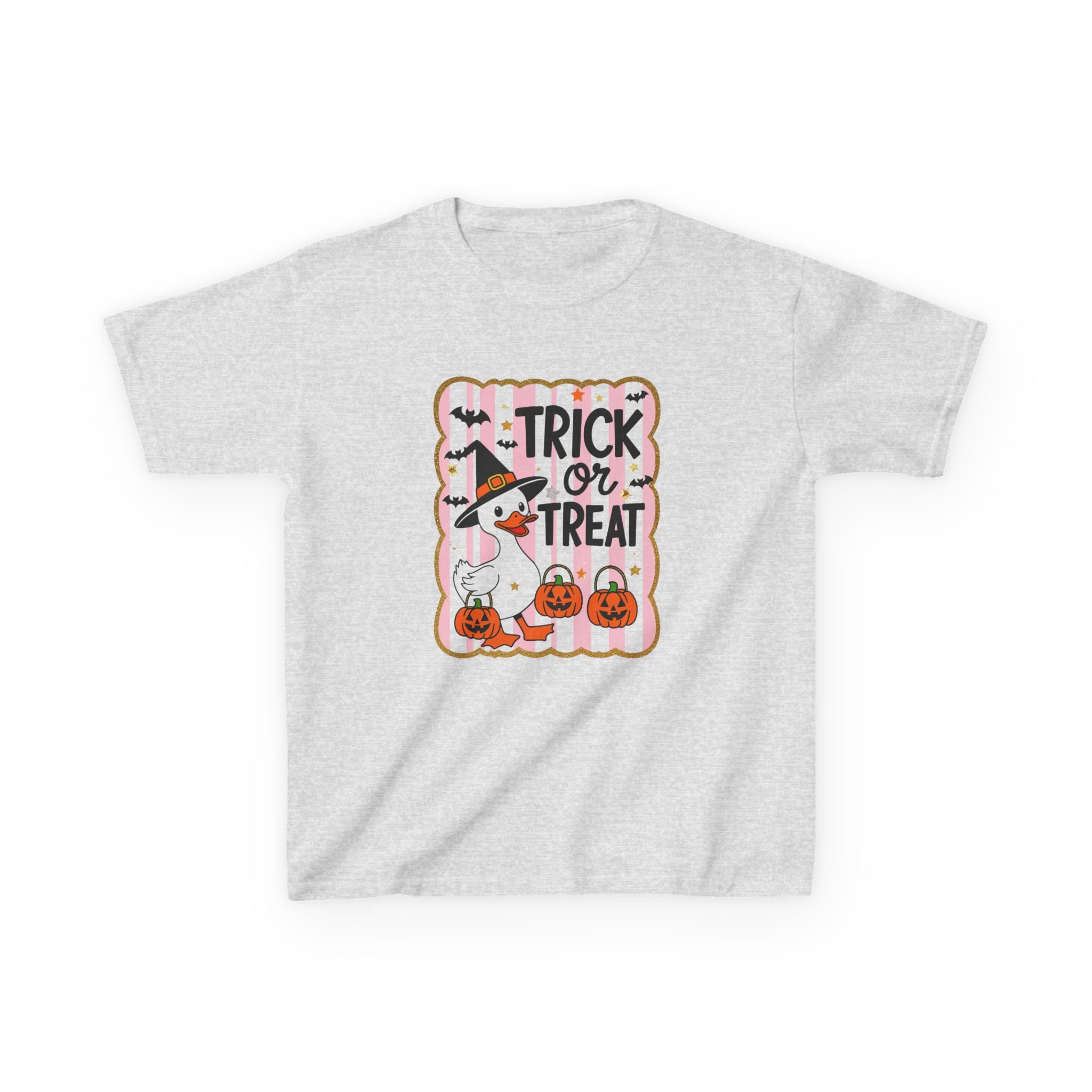 Halloween Trick or Treat Goose Girls Tee
