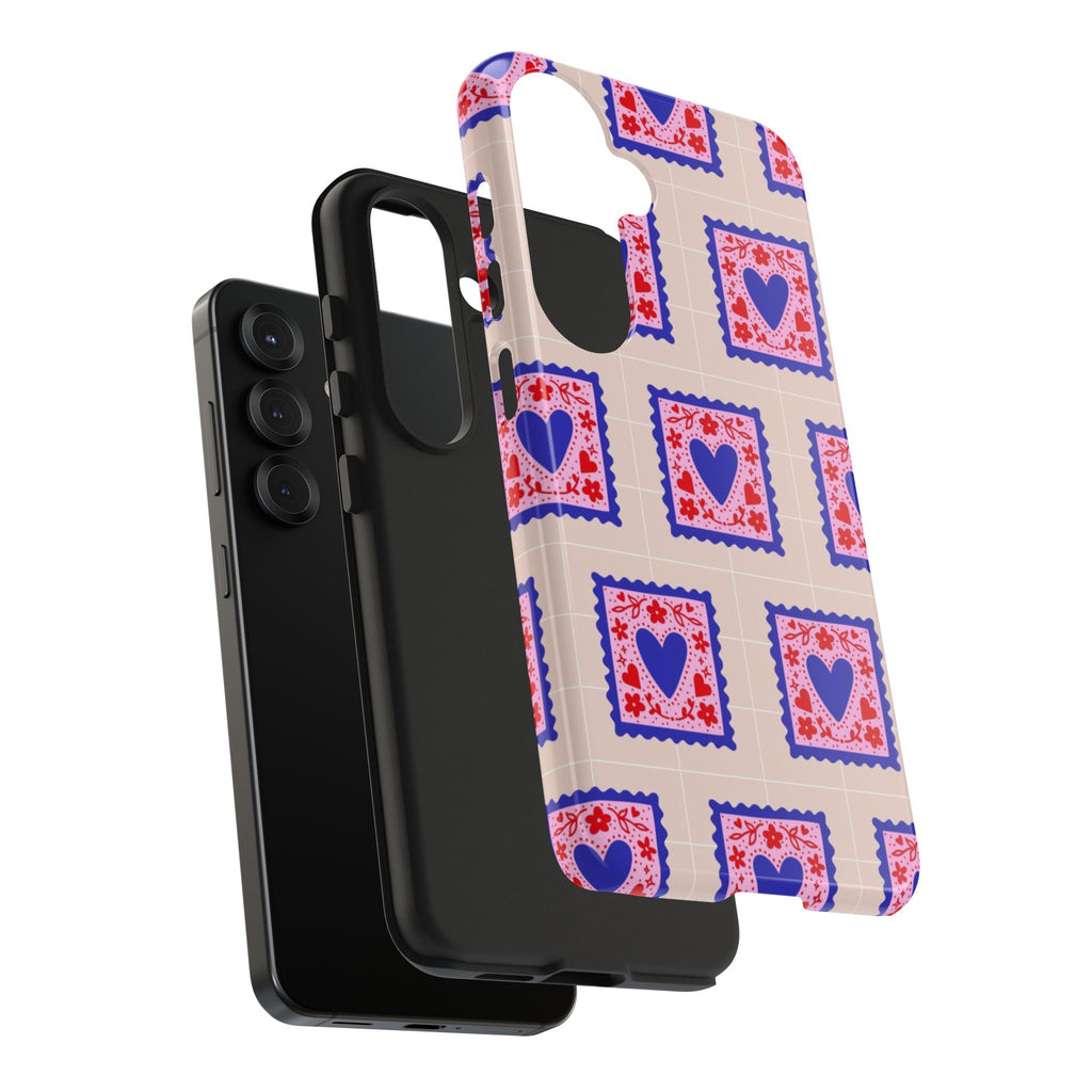 Heart Stamp Tough Phone Case