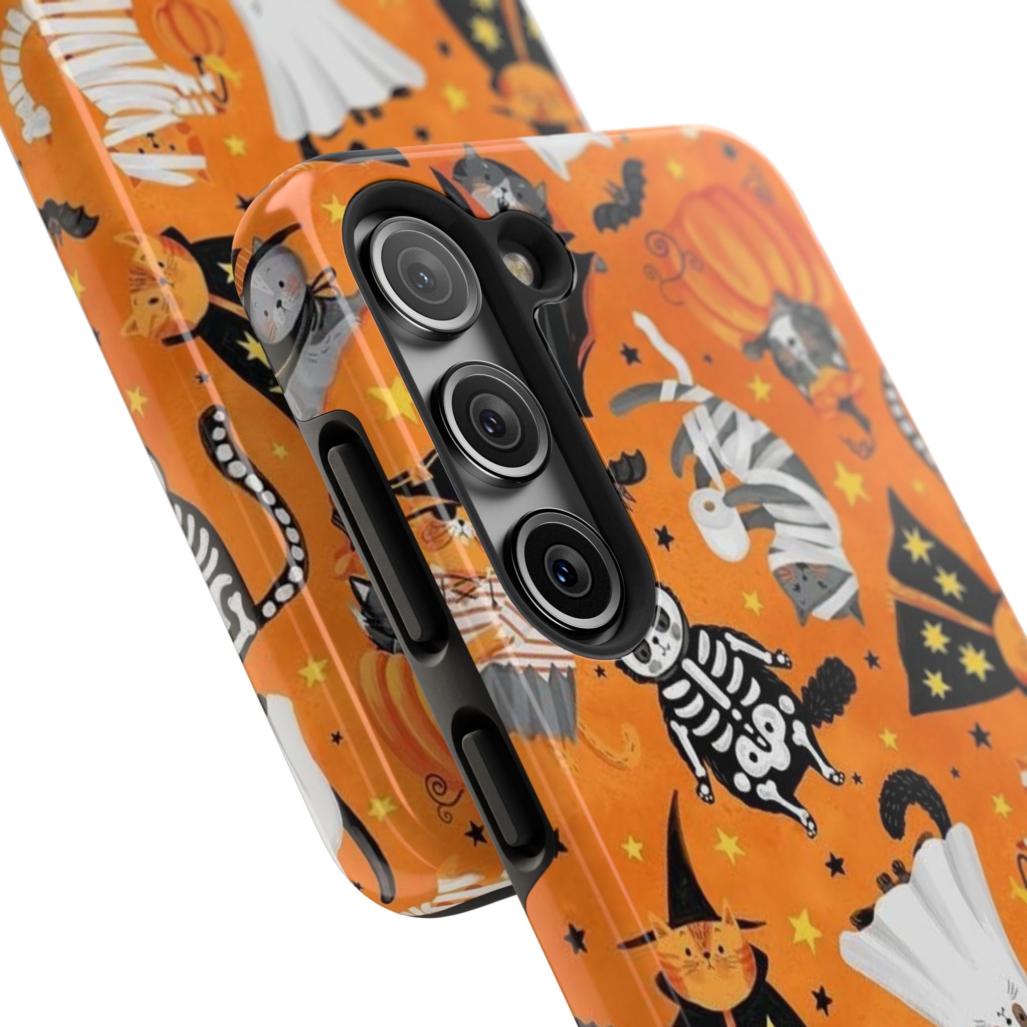 Spooky-Cat Halloween Tough Phone Case