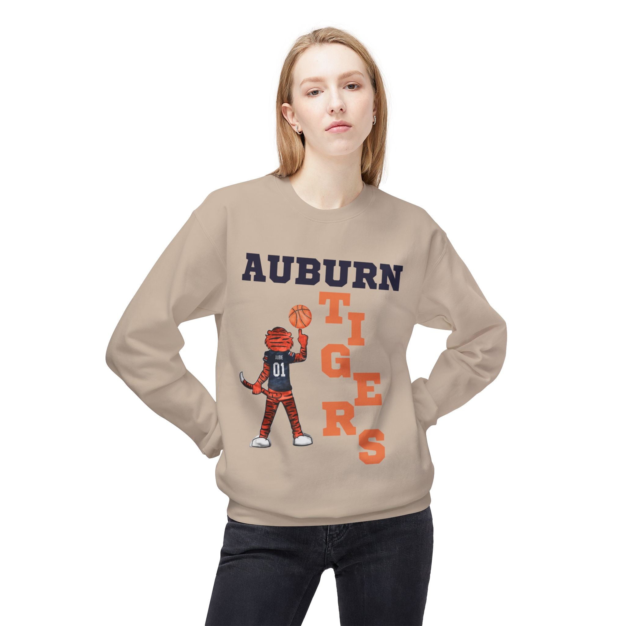Auburn Tigers Unisex Fleece Crewneck Sweatshirt