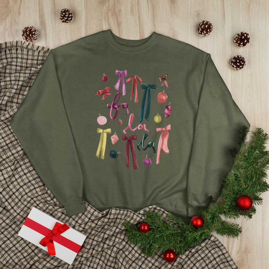 Festive Eco-Friendly Crewneck Sweatshirt