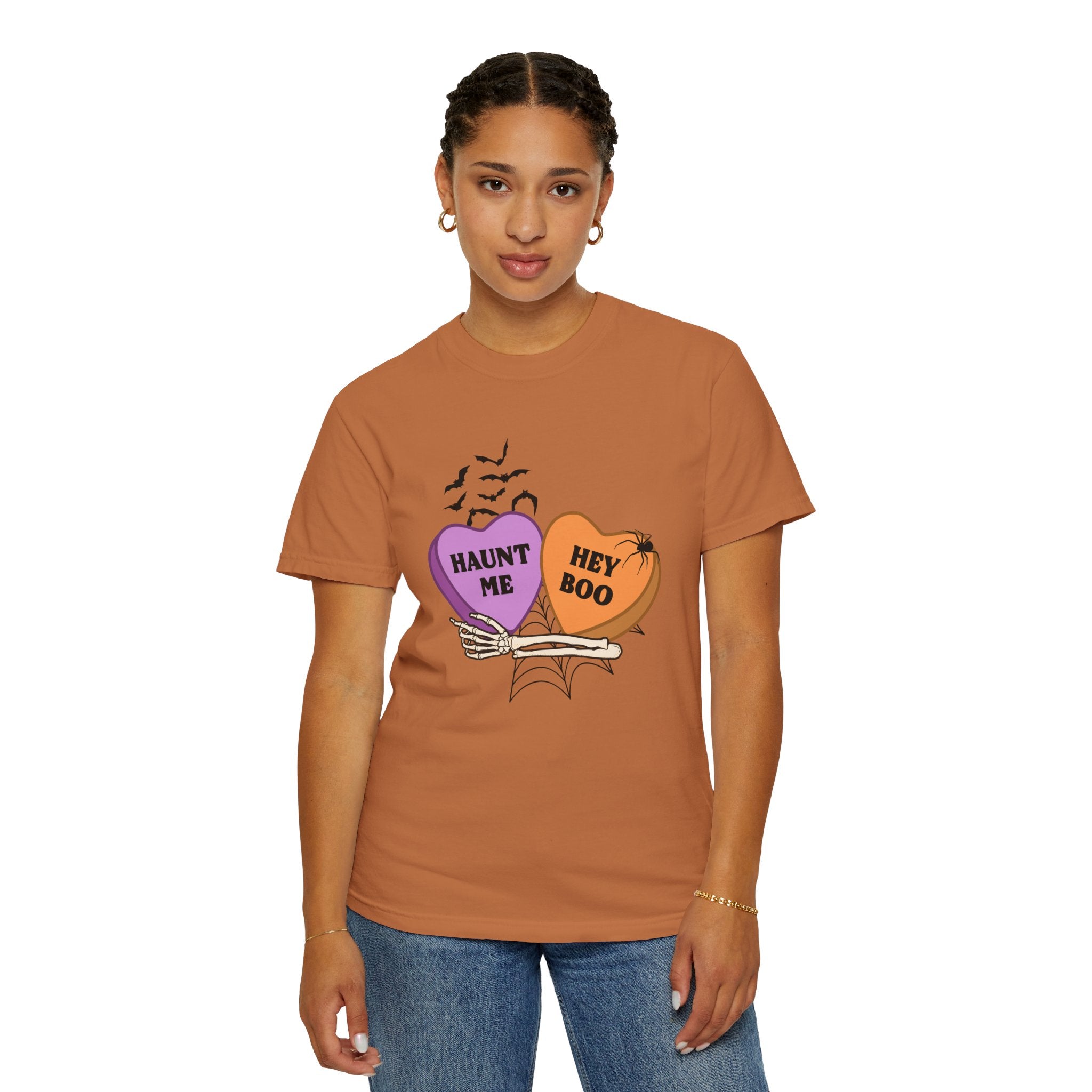 Comfort Color Halloween Candy Heart T-Shirt