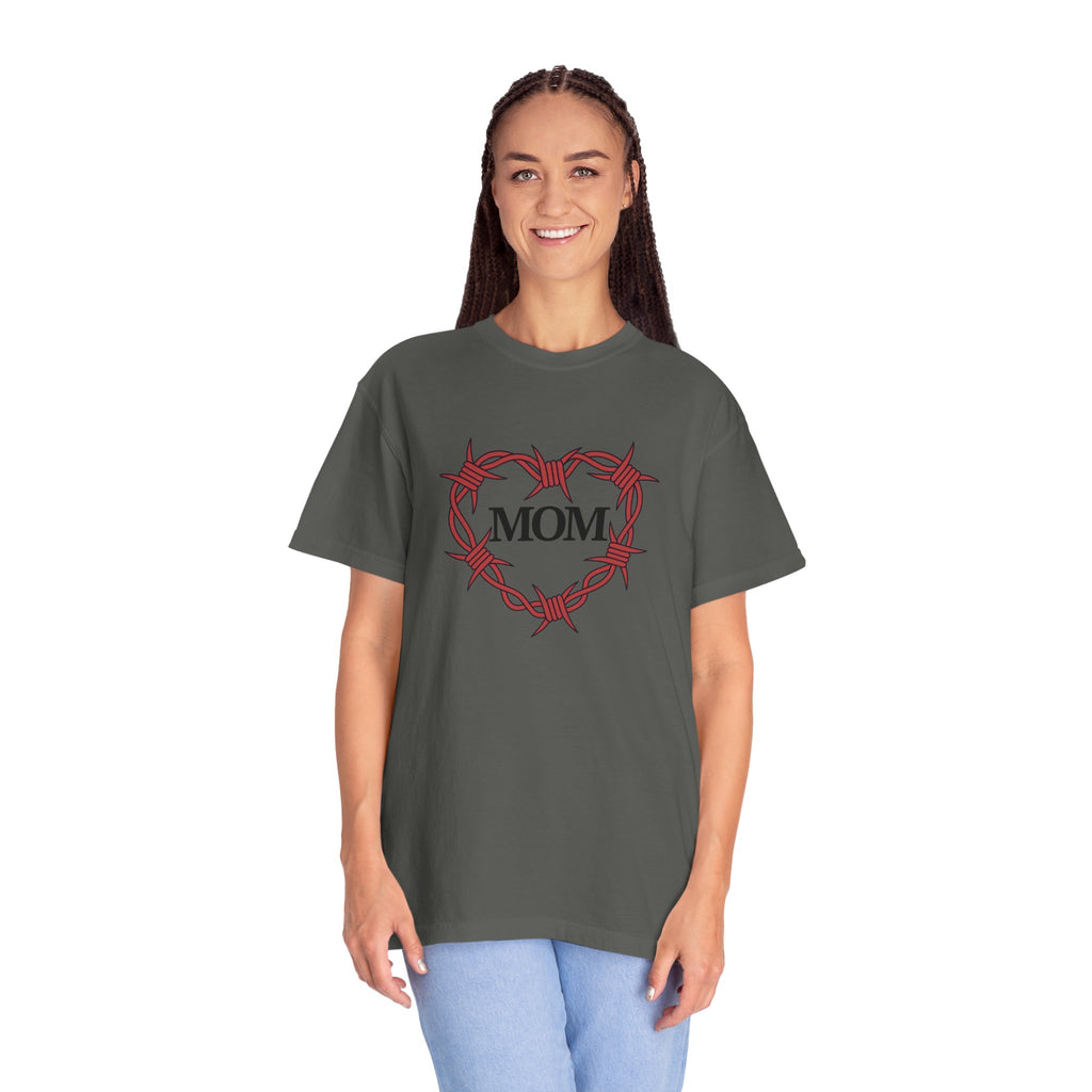 Barbed Wire Heart - Mom T-Shirt