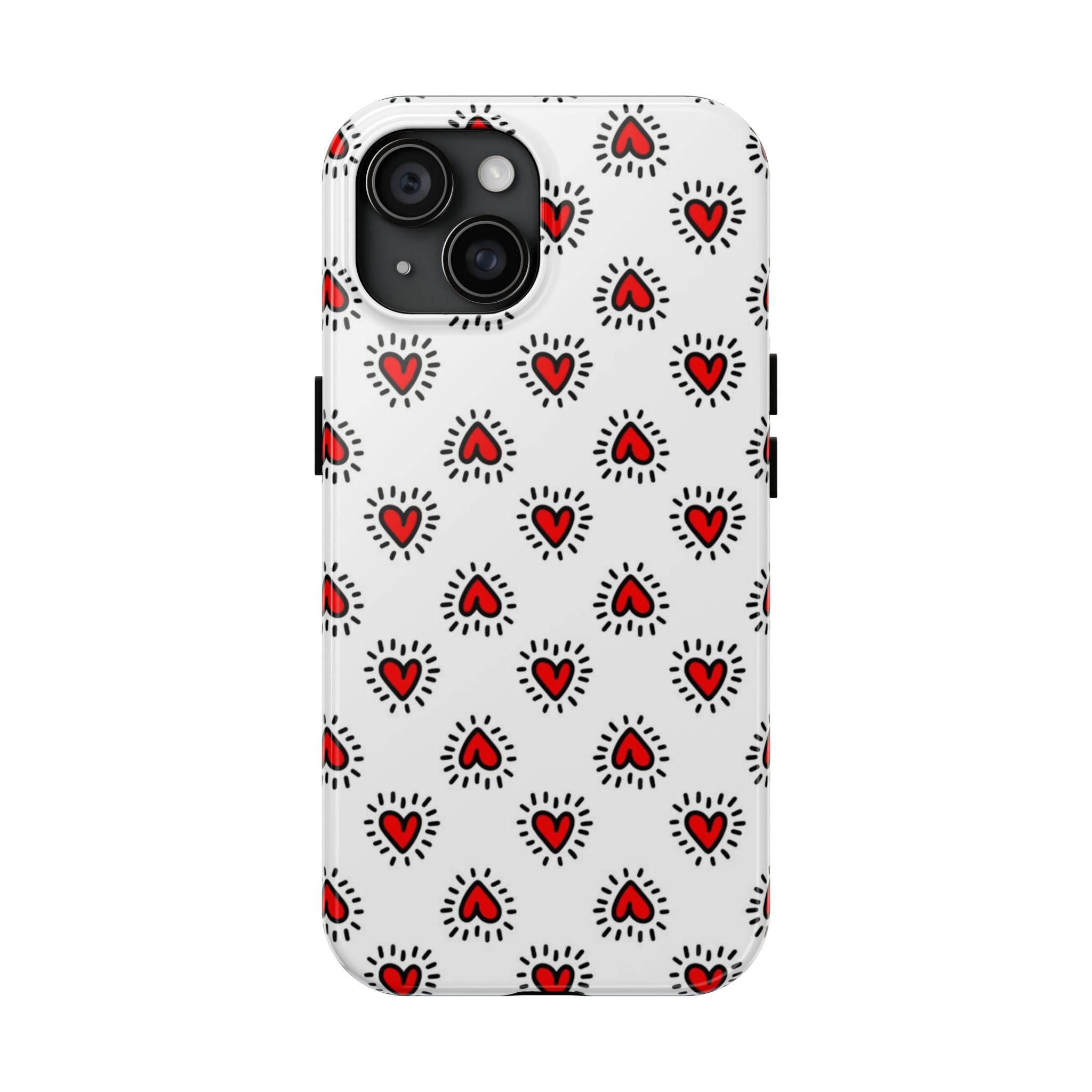 Heart Doodle Tough Phone Case