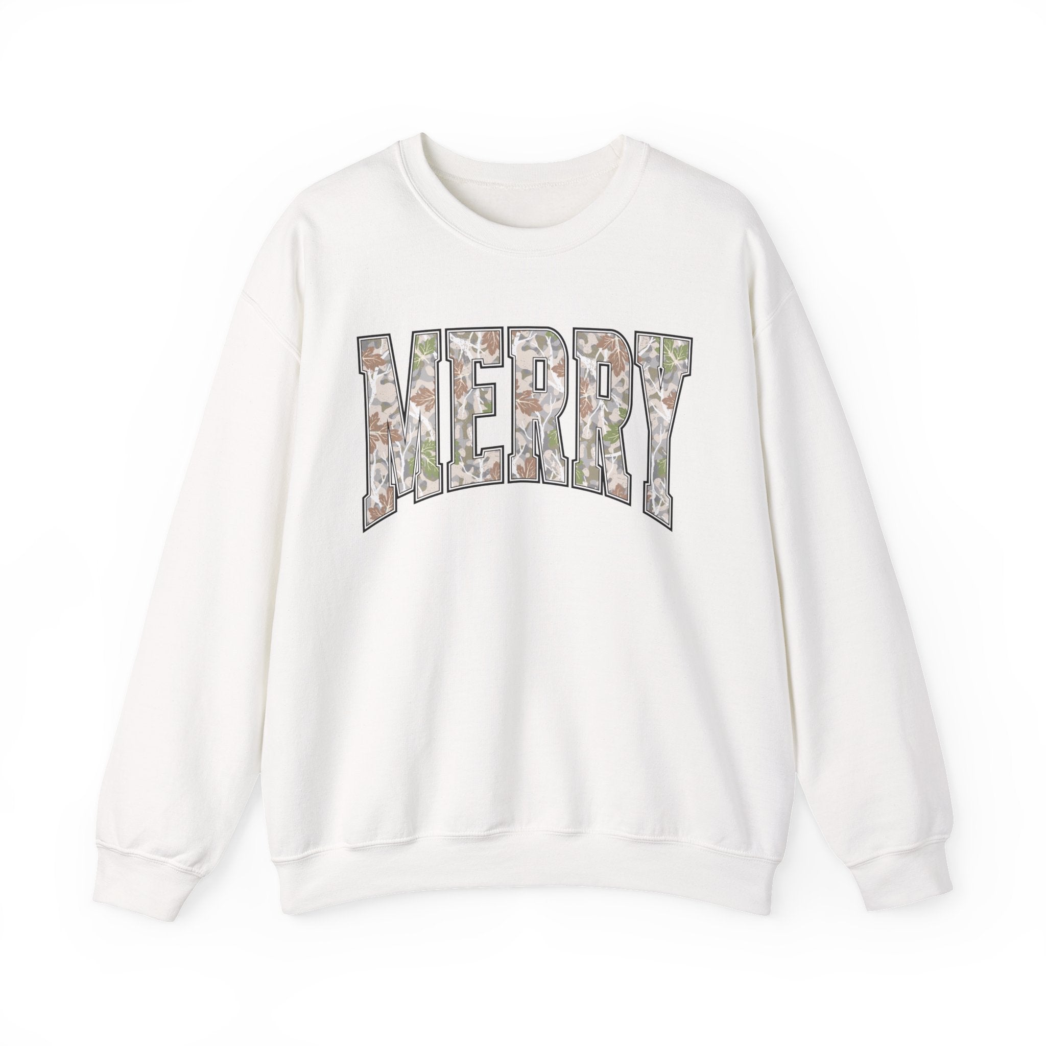 Merry Floral Crewneck Sweatshirt for the Holidays