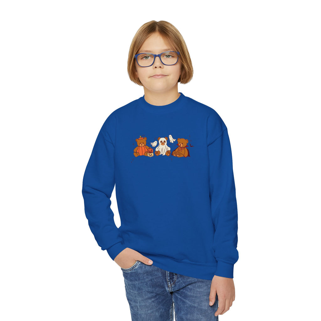 Cozy Bear Family Youth Crewneck Sweatshirt