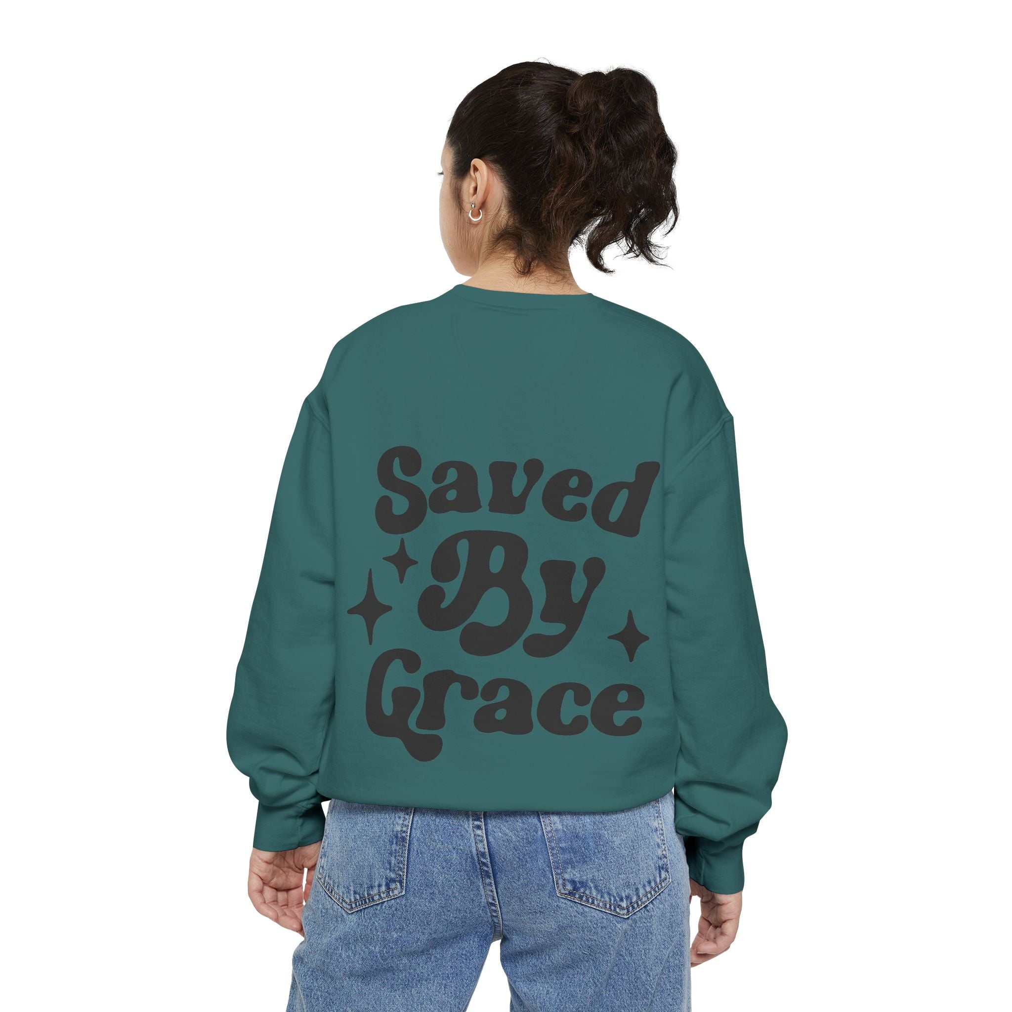 Saved By Grace Garment-Dyed Sweatshirt