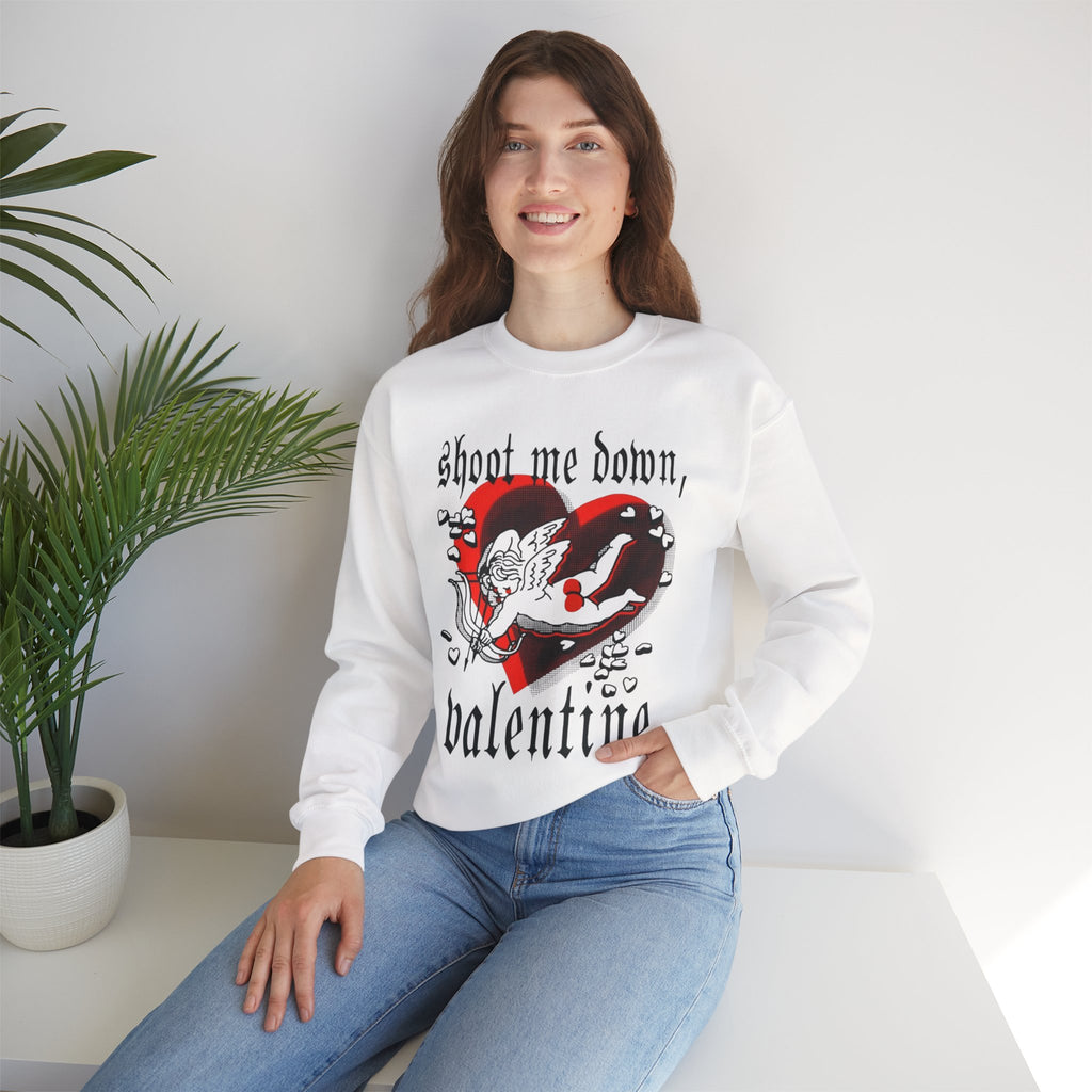 Edgy Gothic Valentine Crewneck