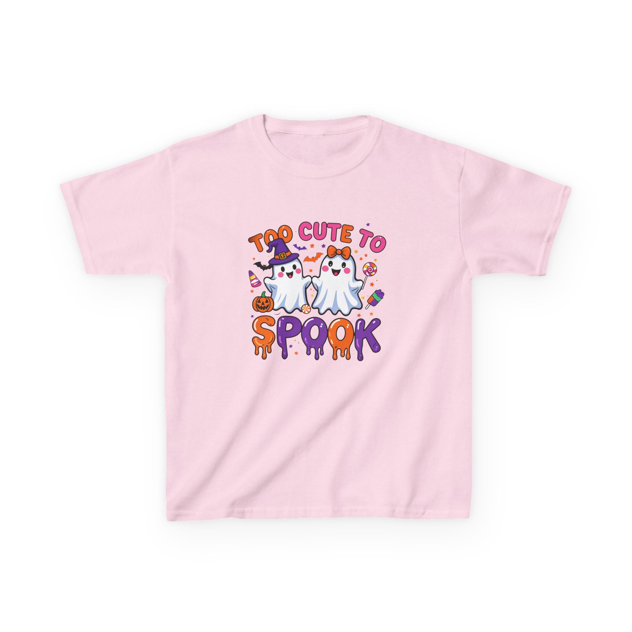 Girl's Too Cute to Spook Tee