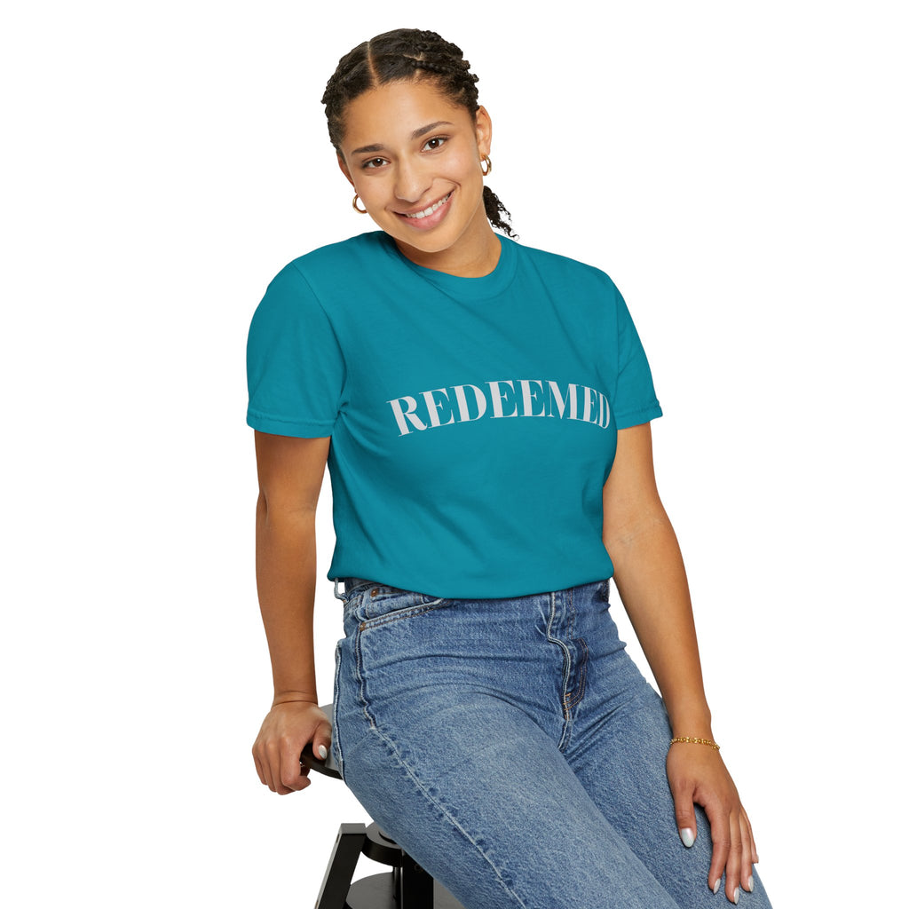 Redeemed Garment-Dyed T-Shirt, Christian Apparel
