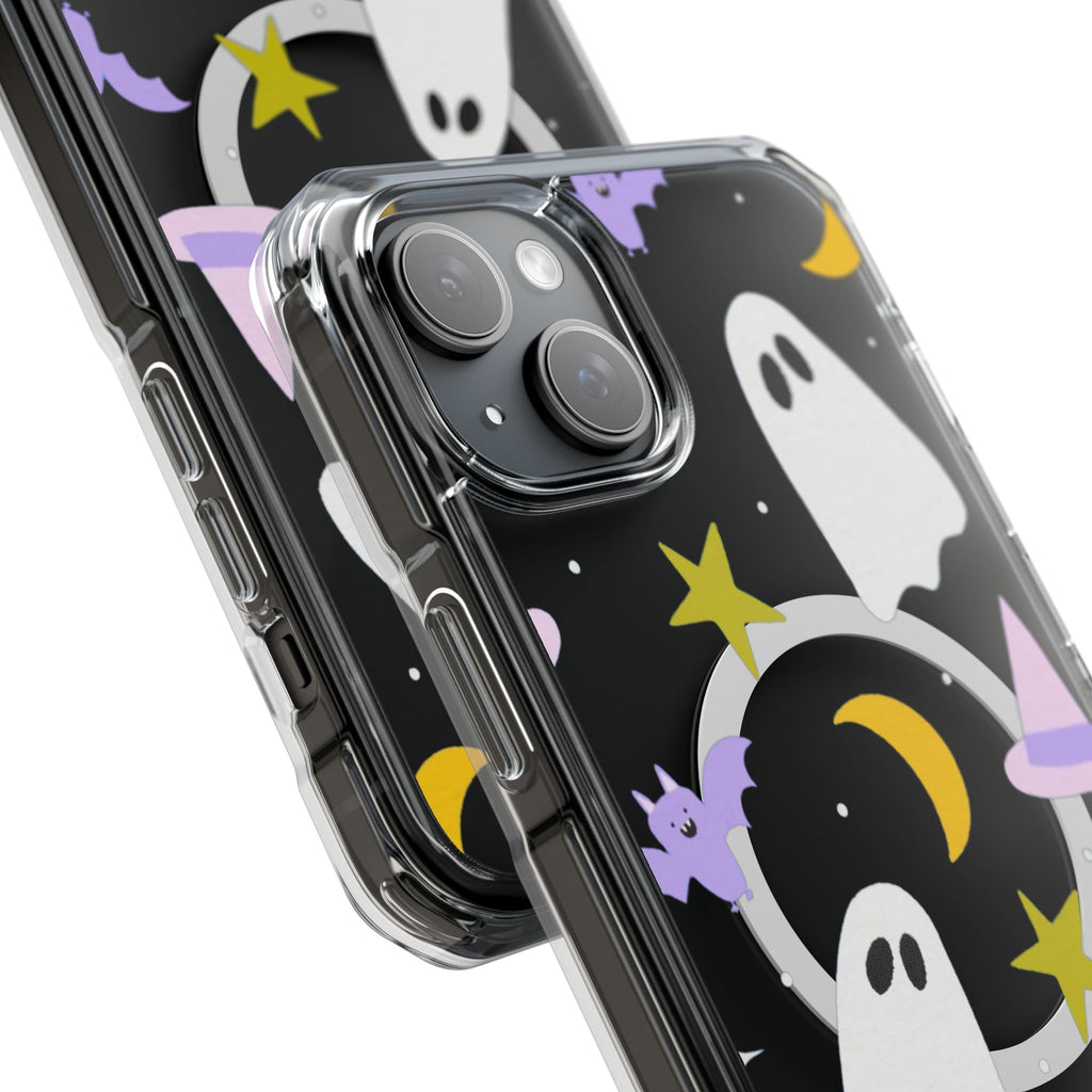 Ghost Transparent Background Magnetic Clear Impact Case