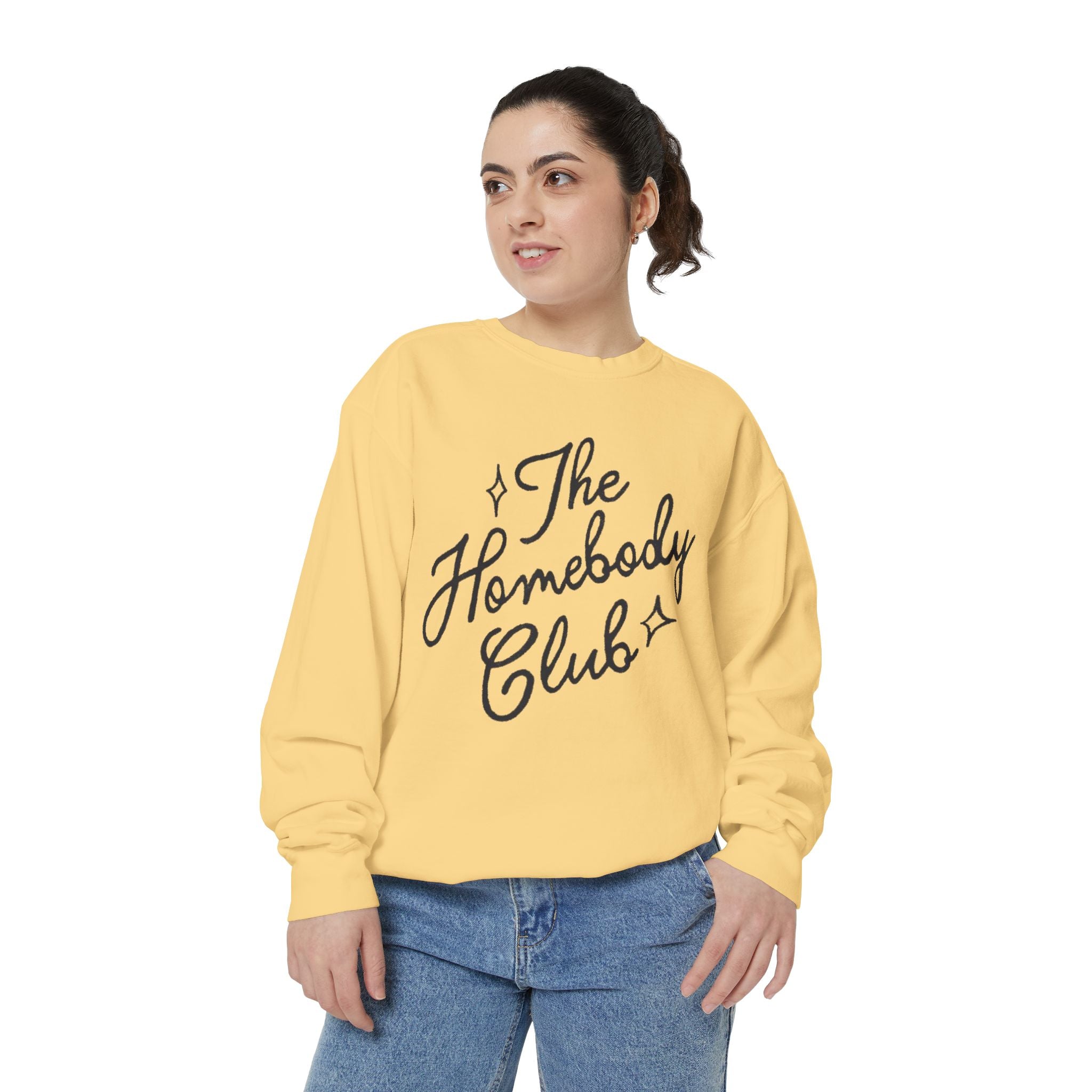 Homebody Club Garment-Dyed Sweatshirt