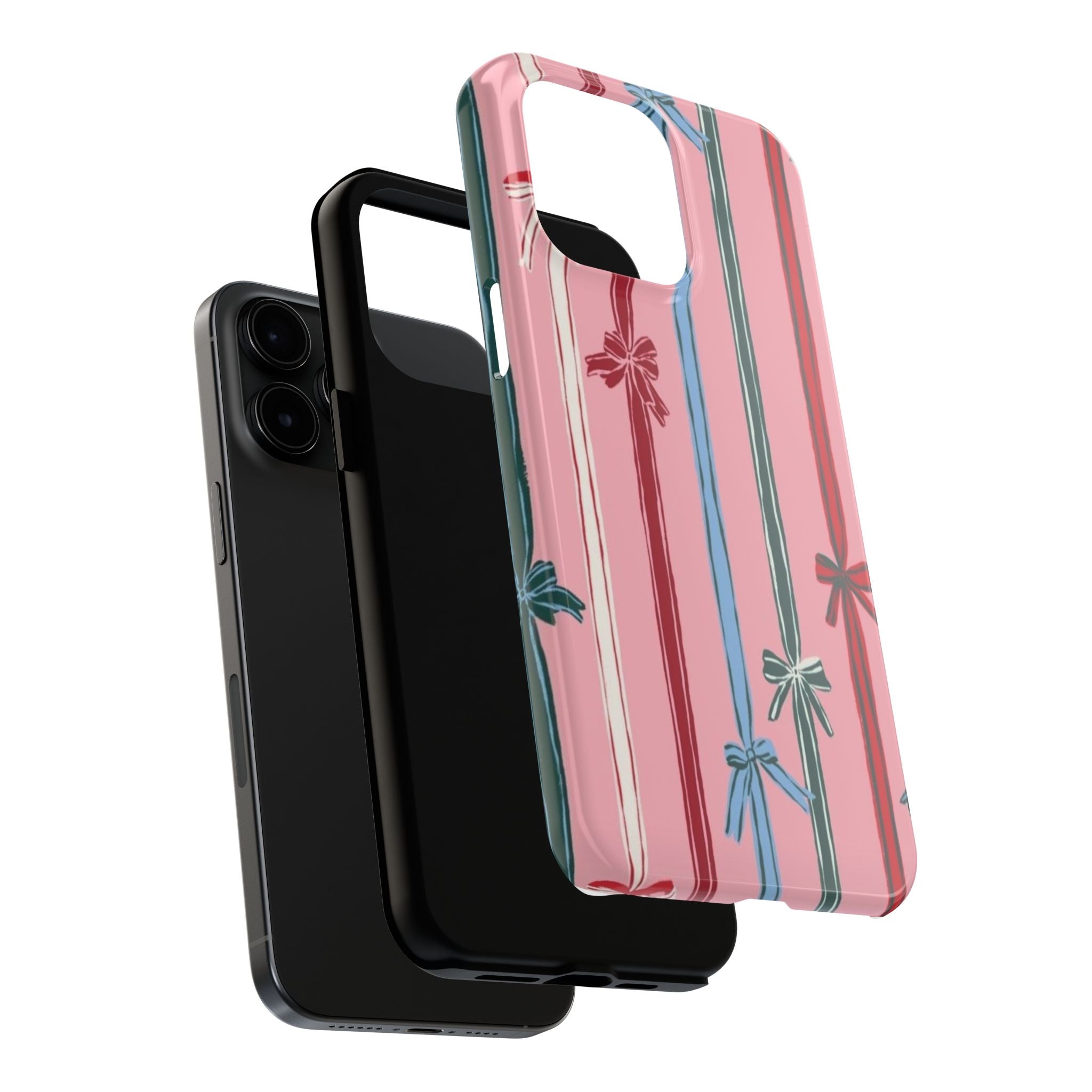 Holiday Bow Pattern Tough Phone Case