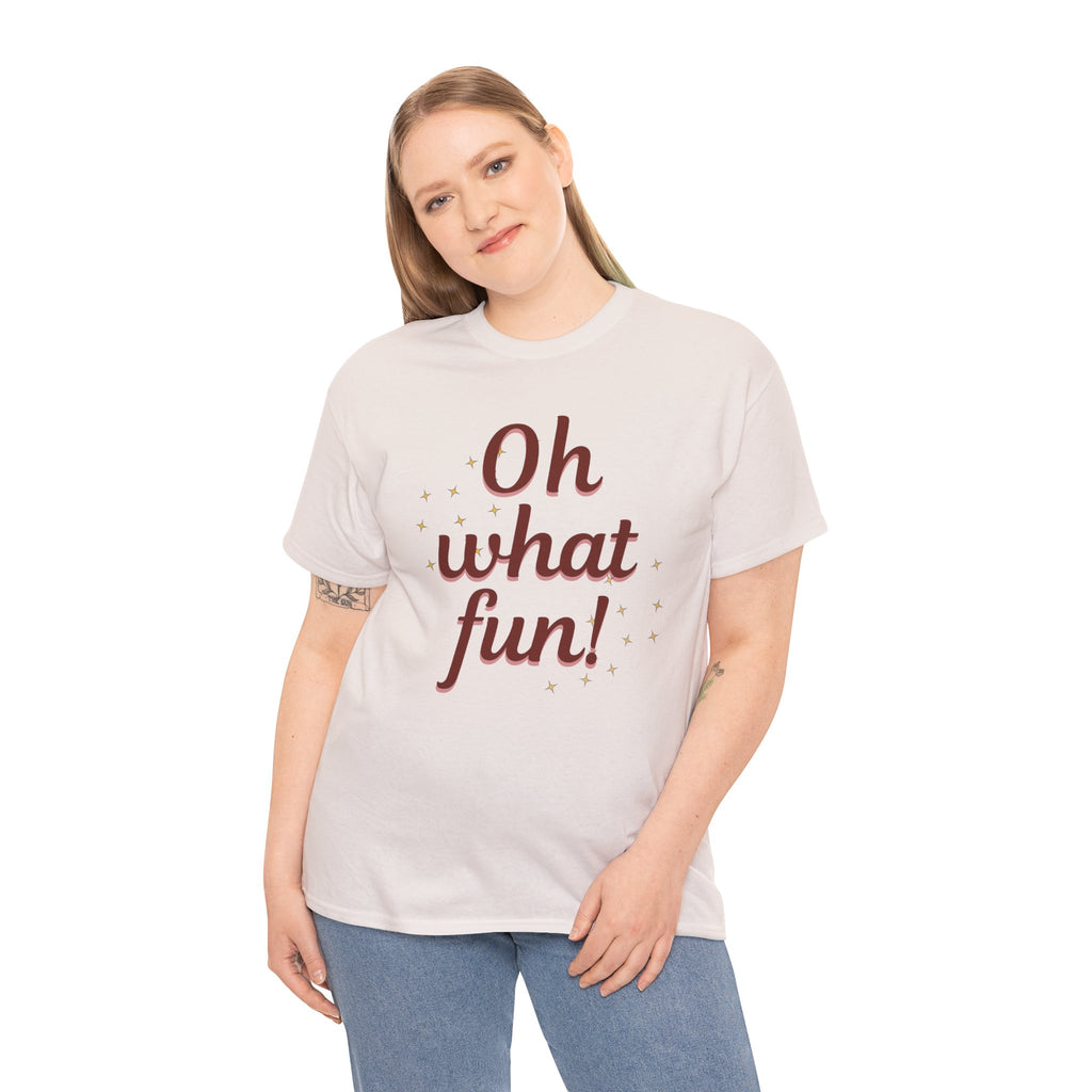 Oh What Fun Tee — Holiday Graphic Christmas T-Shirt