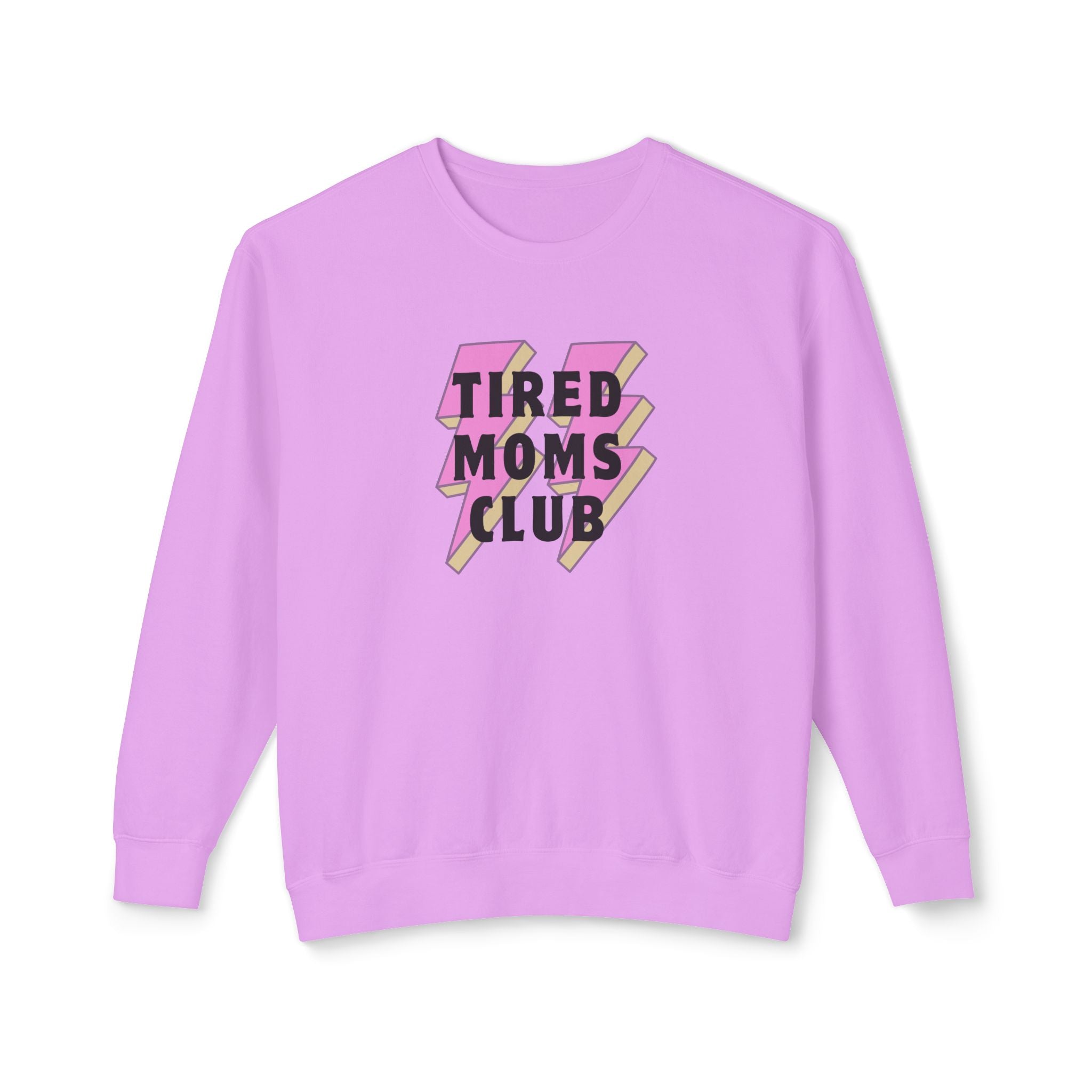 Tired Moms Club Lightweight Crewneck Sweatshirt