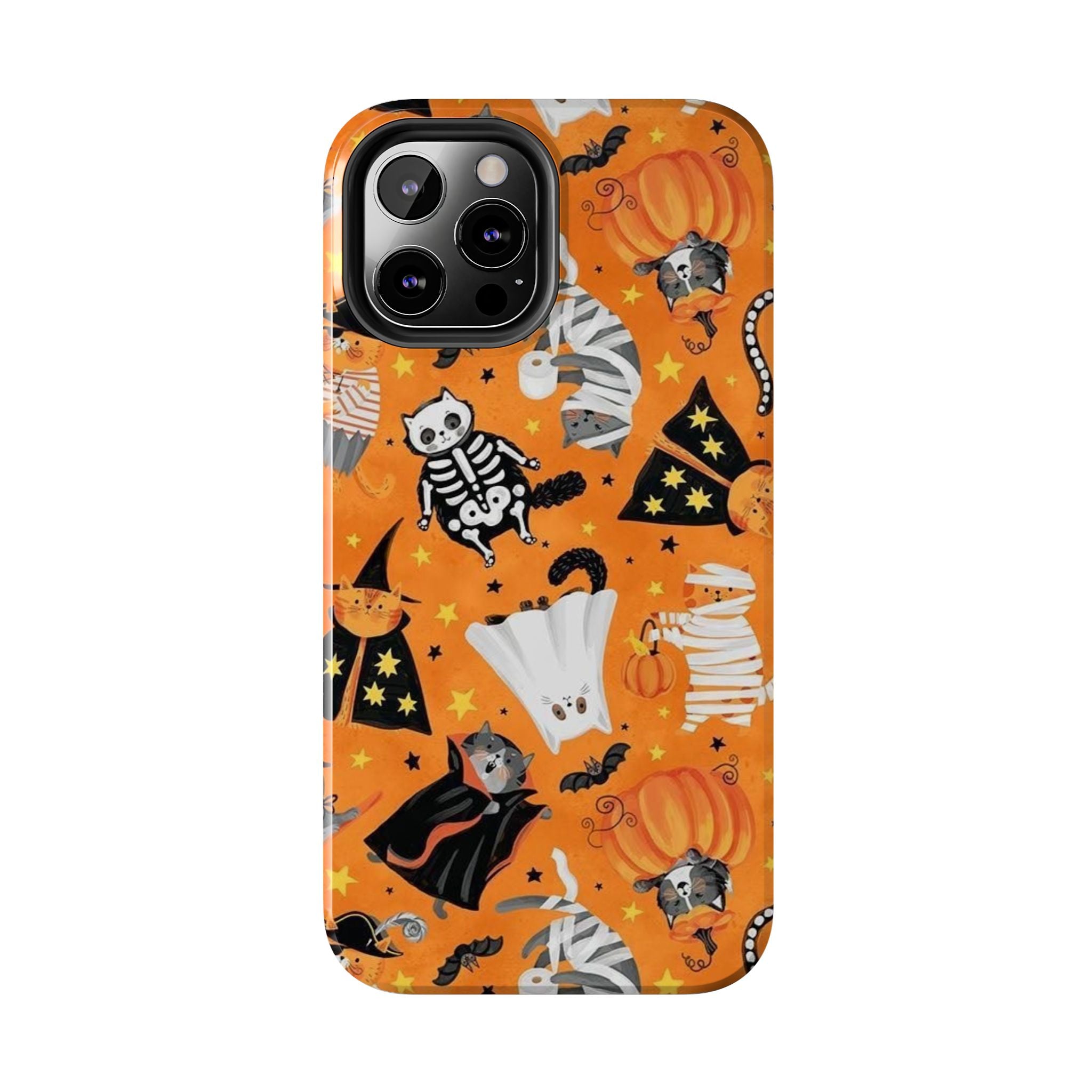 Spooky-Cat Halloween Tough Phone Case