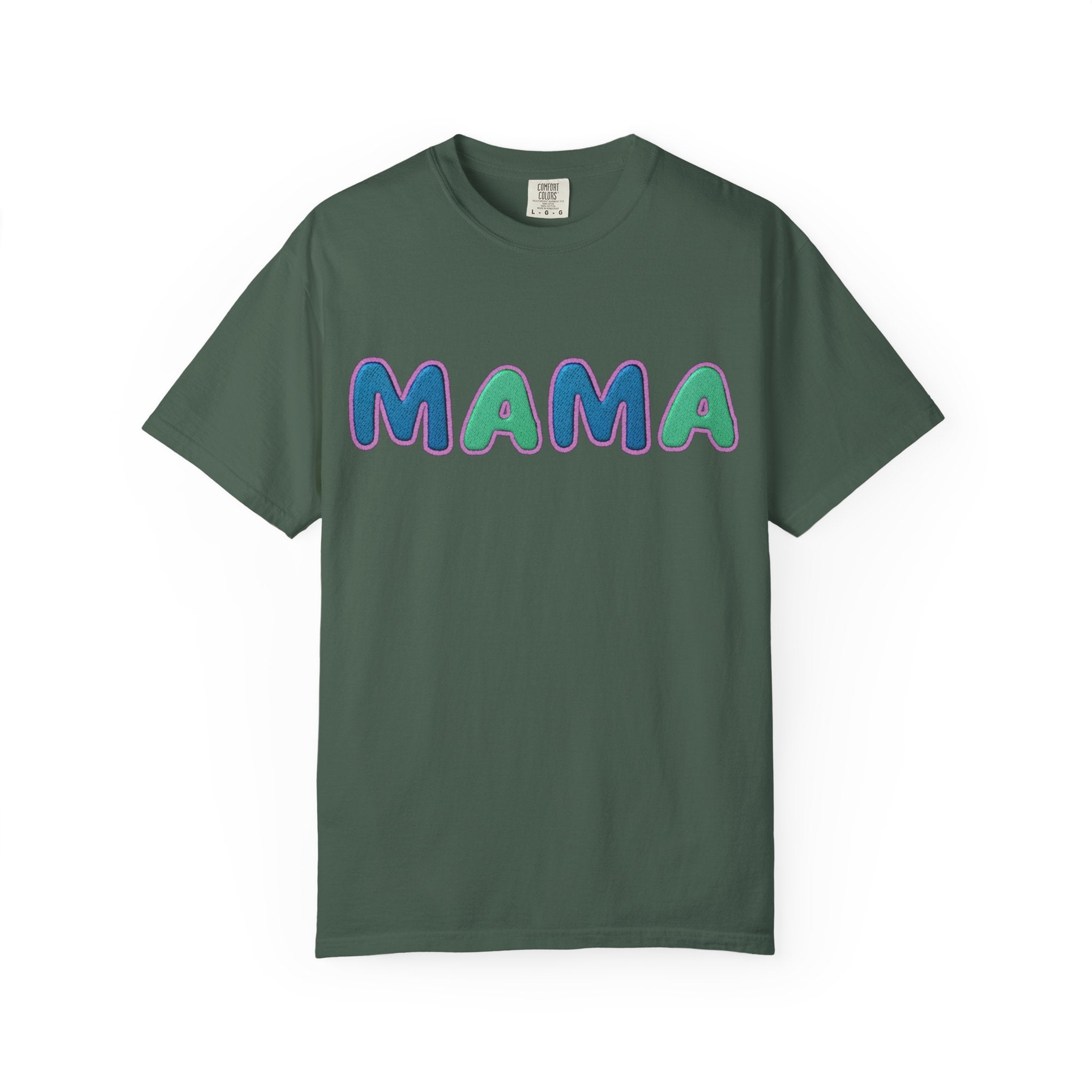 Mama T-Shirt, Garment-Dyed Top for Moms