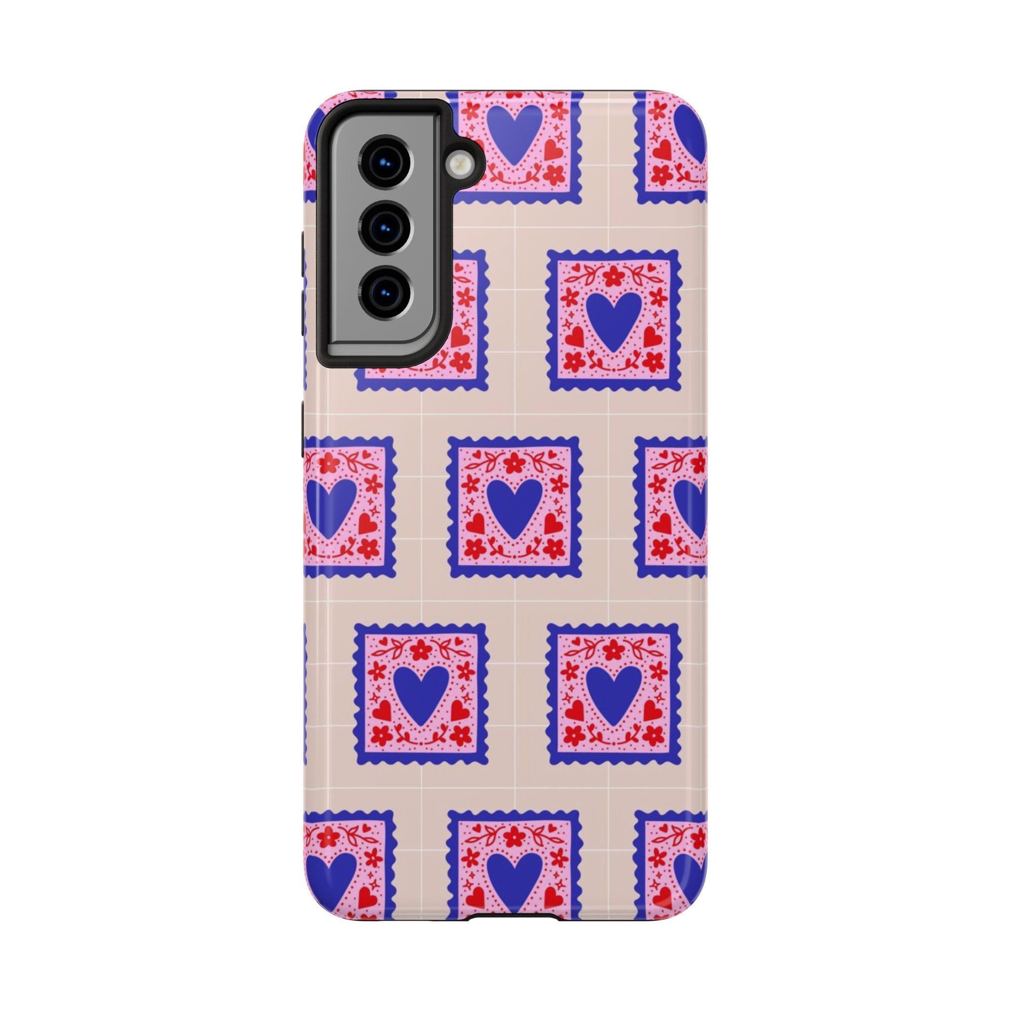 Heart Stamp Tough Phone Case