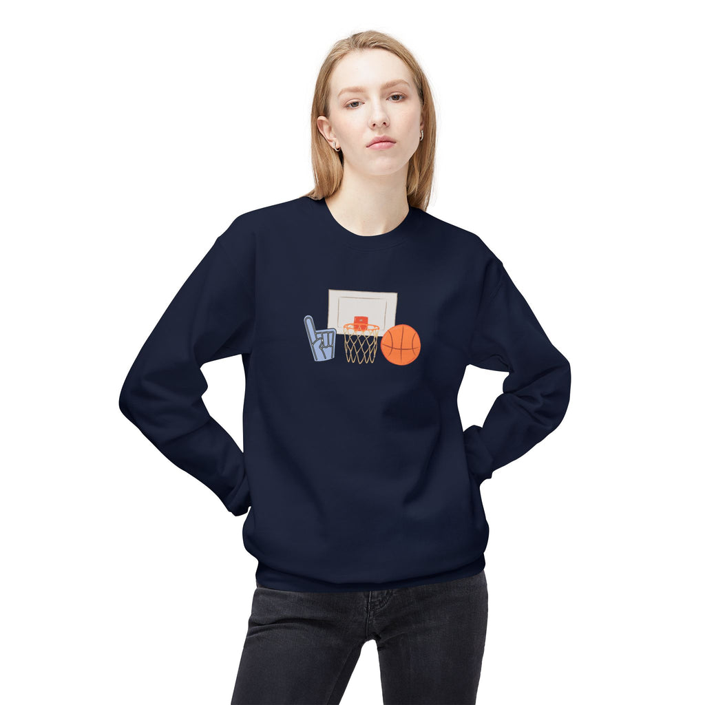 Basketball Fan Crewneck Sweatshirt - Unisex Softstyle Fleece
