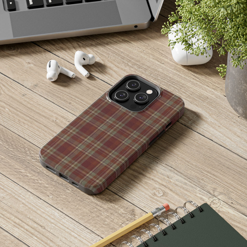 Autumn Plaid Tough Phone Case