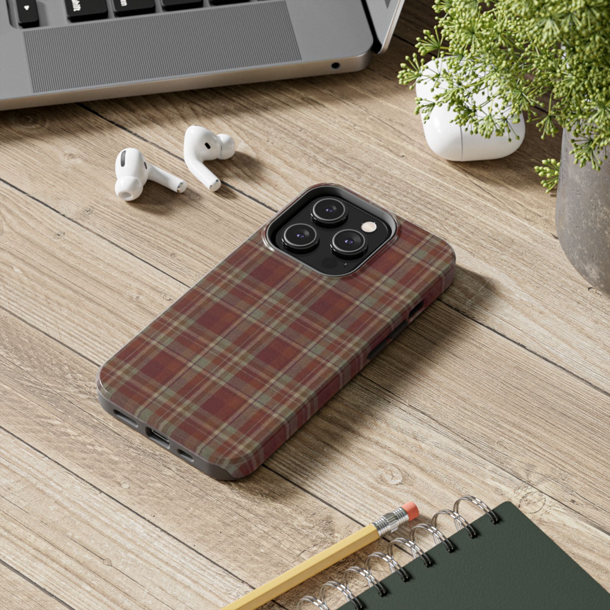 Autumn Plaid Tough Phone Case