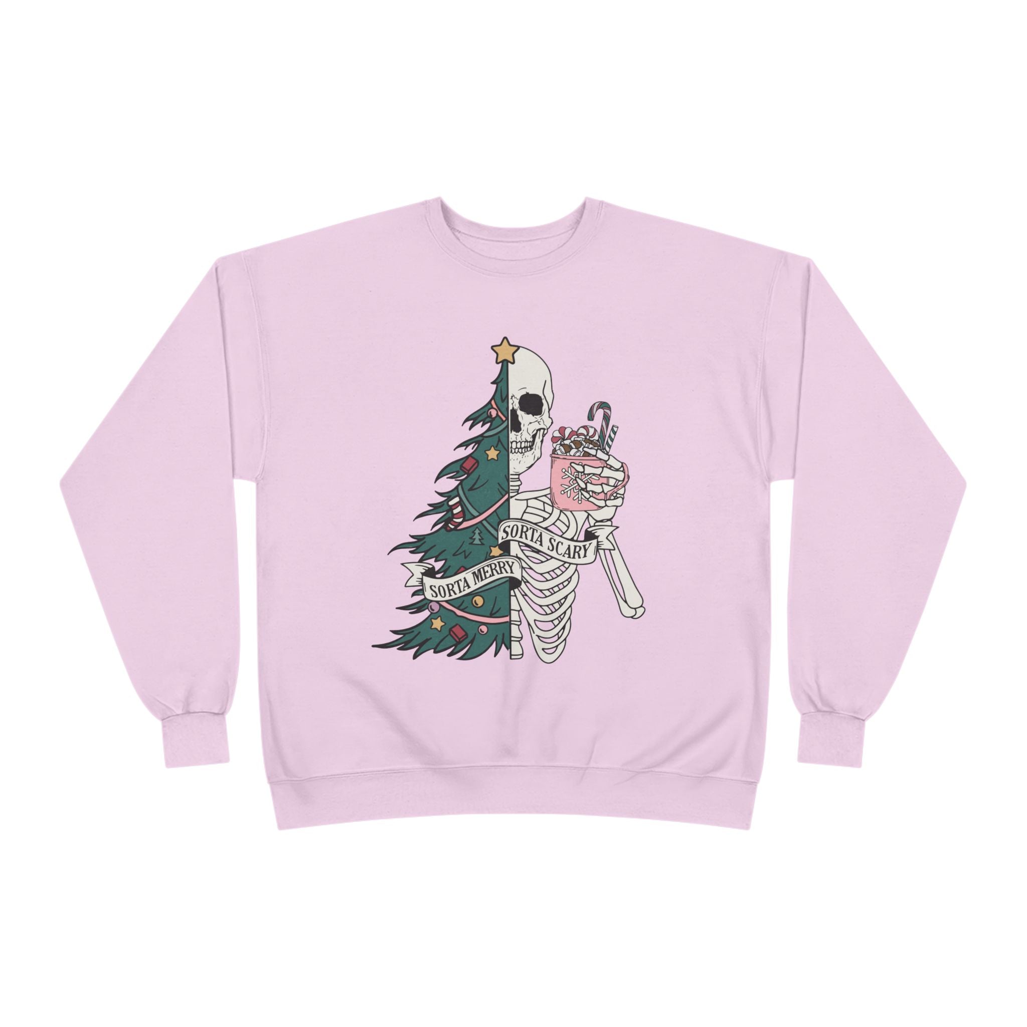 Grunge Christmas Crewneck Sweatshirt