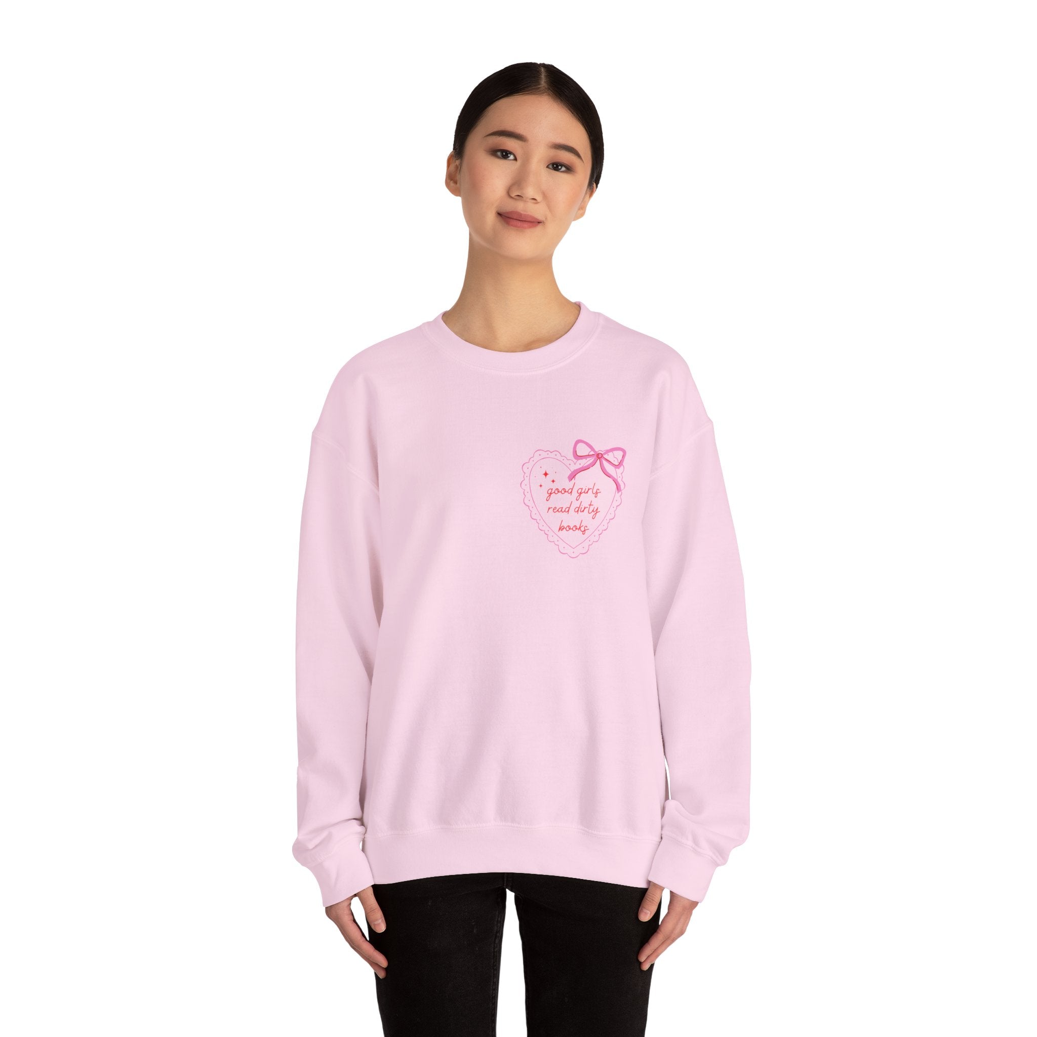 Cozy Book / Heart Sweatshirt