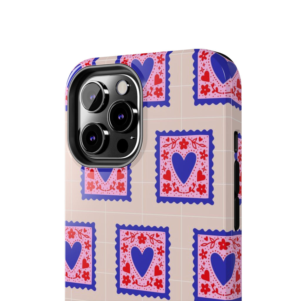 Heart Stamp Tough Phone Case
