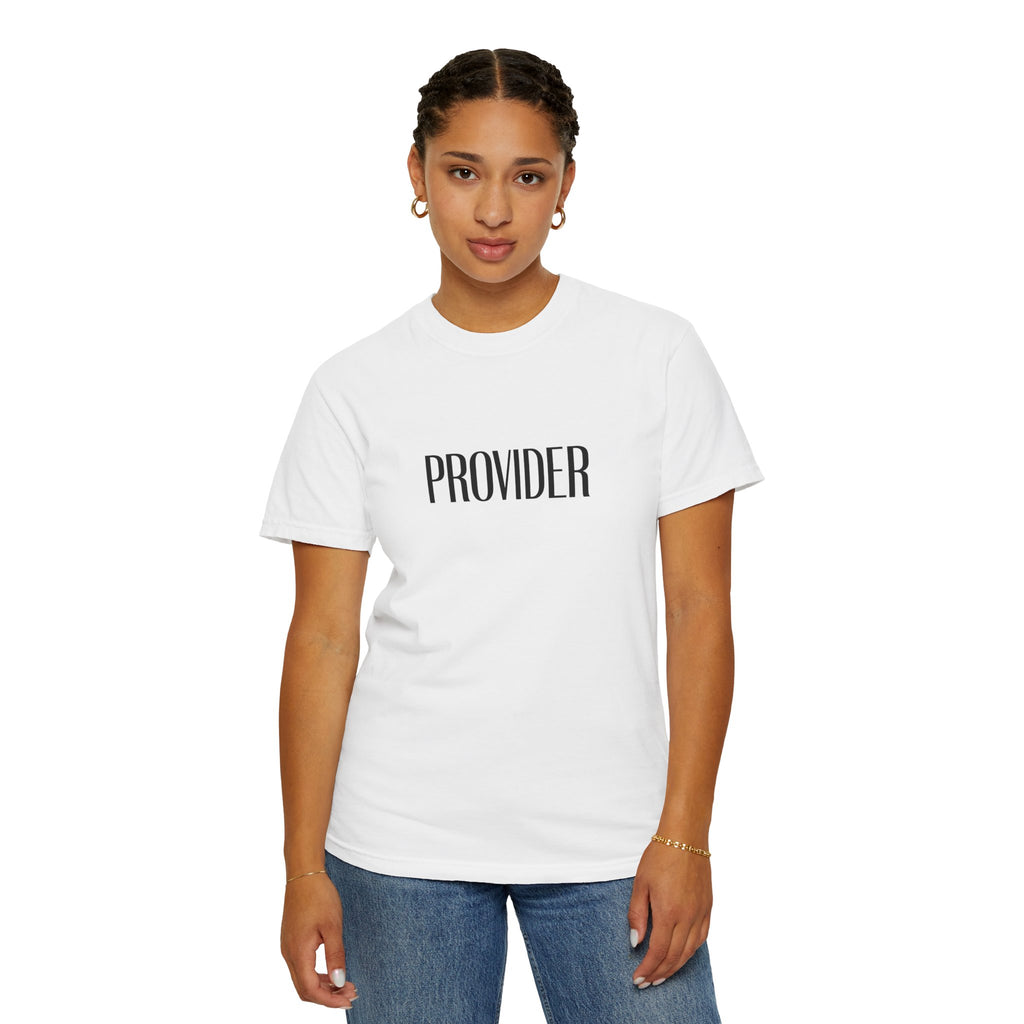 Provider Unisex Garment-Dyed T-shirt, Casual Tee
