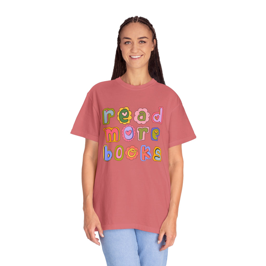 Colorful Read More Books T-Shirt