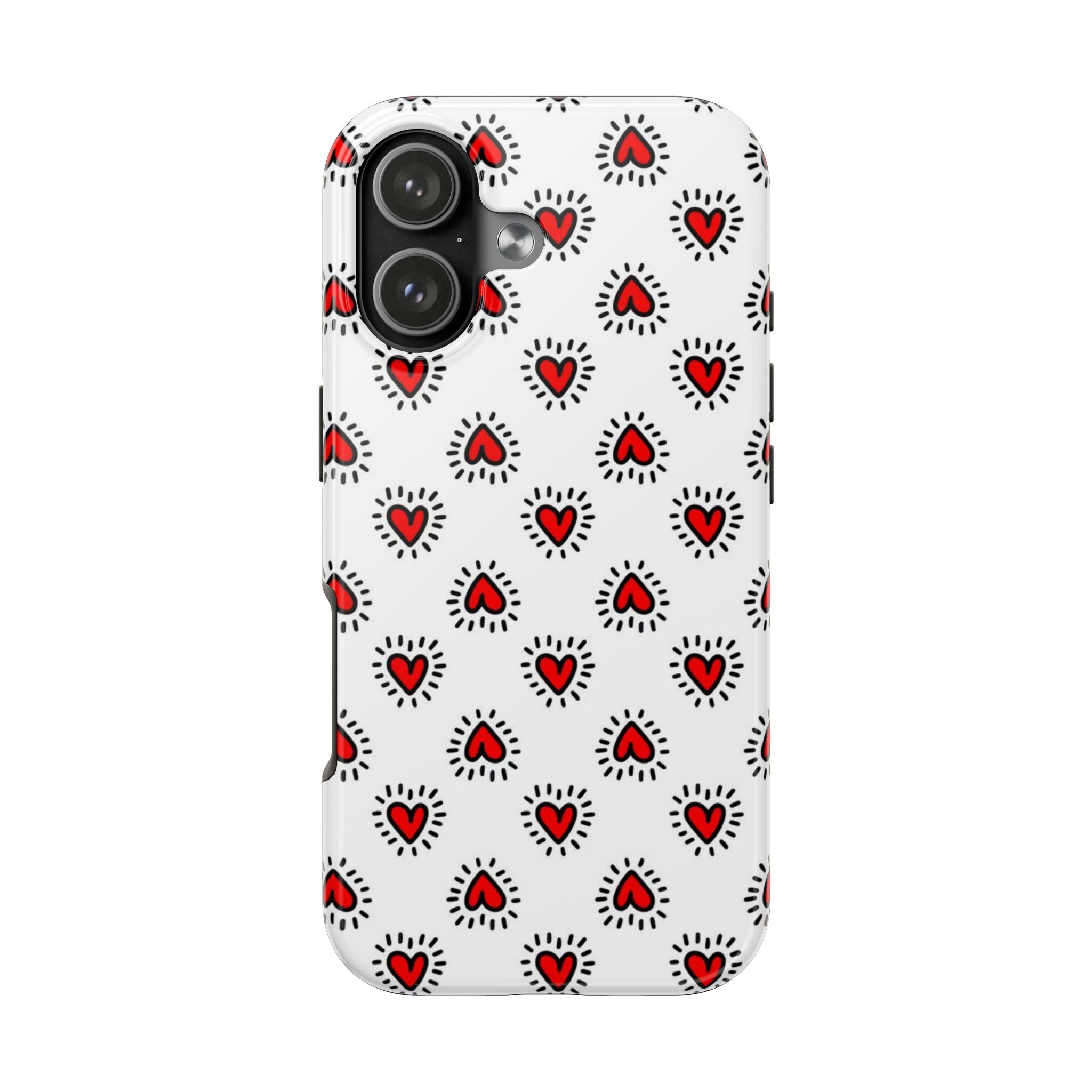 Heart Doodle Tough Phone Case