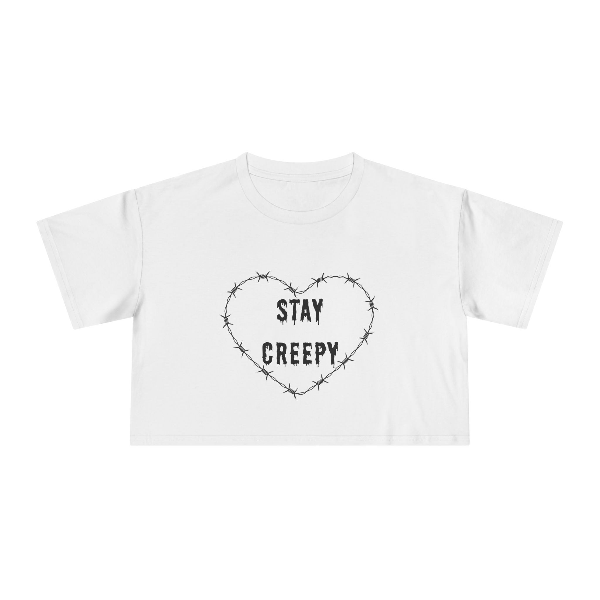 Stay Creepy Women's Crop Tee