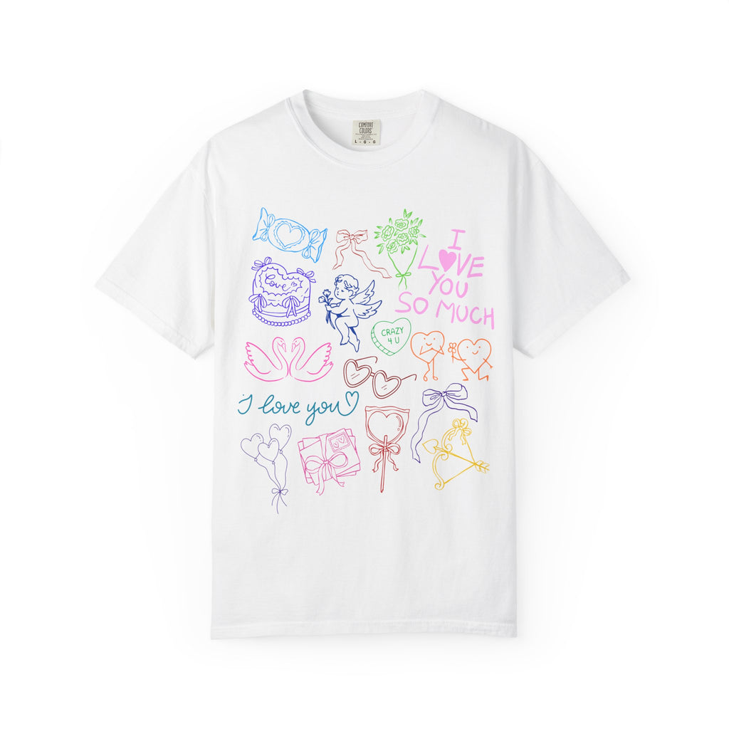 Valentine Doodle Tee
