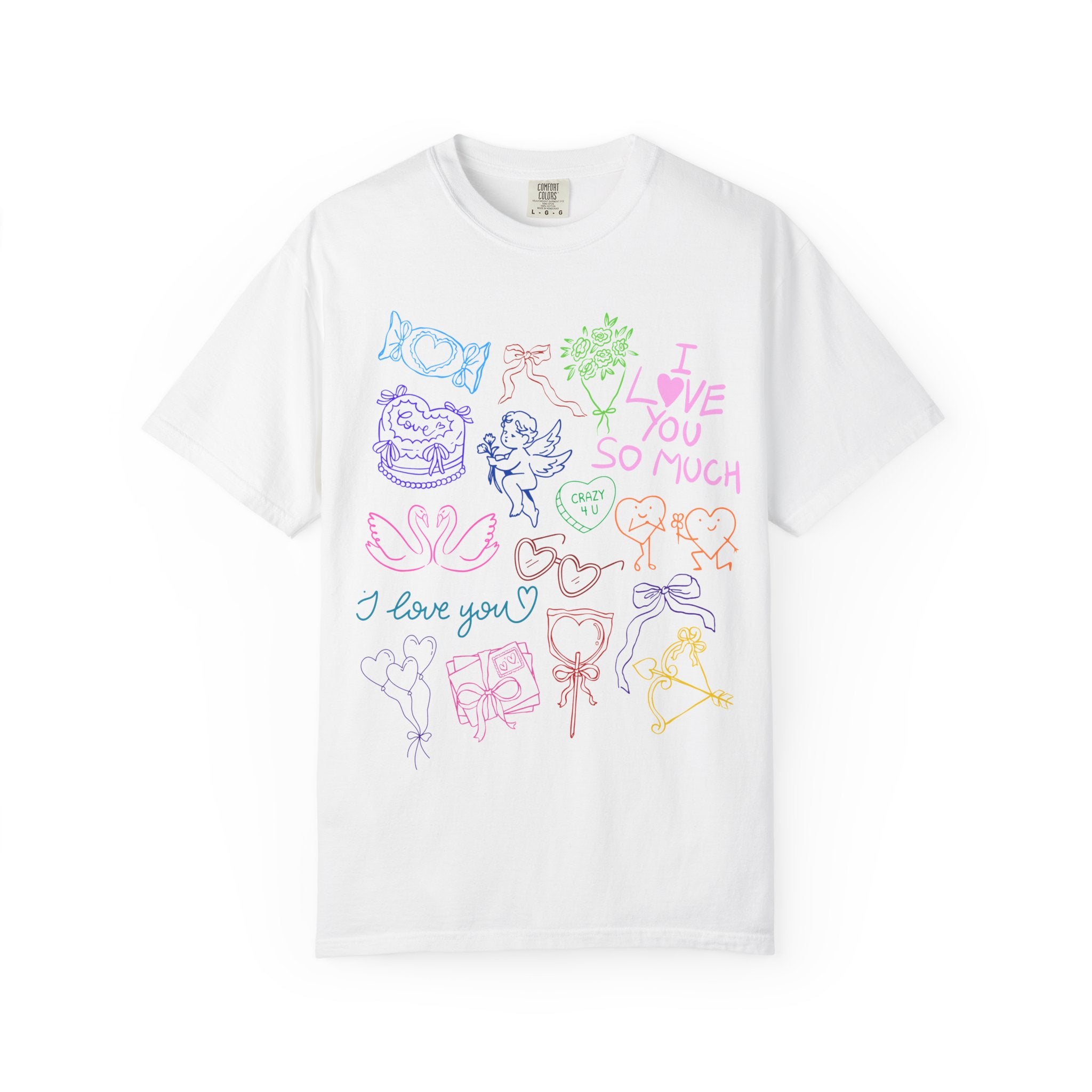 Valentine Doodle Tee