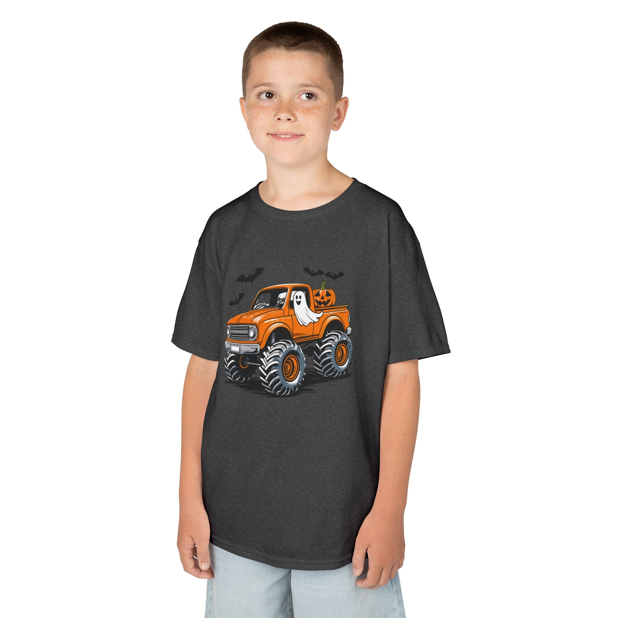 Monster Truck Halloween Boys Tee