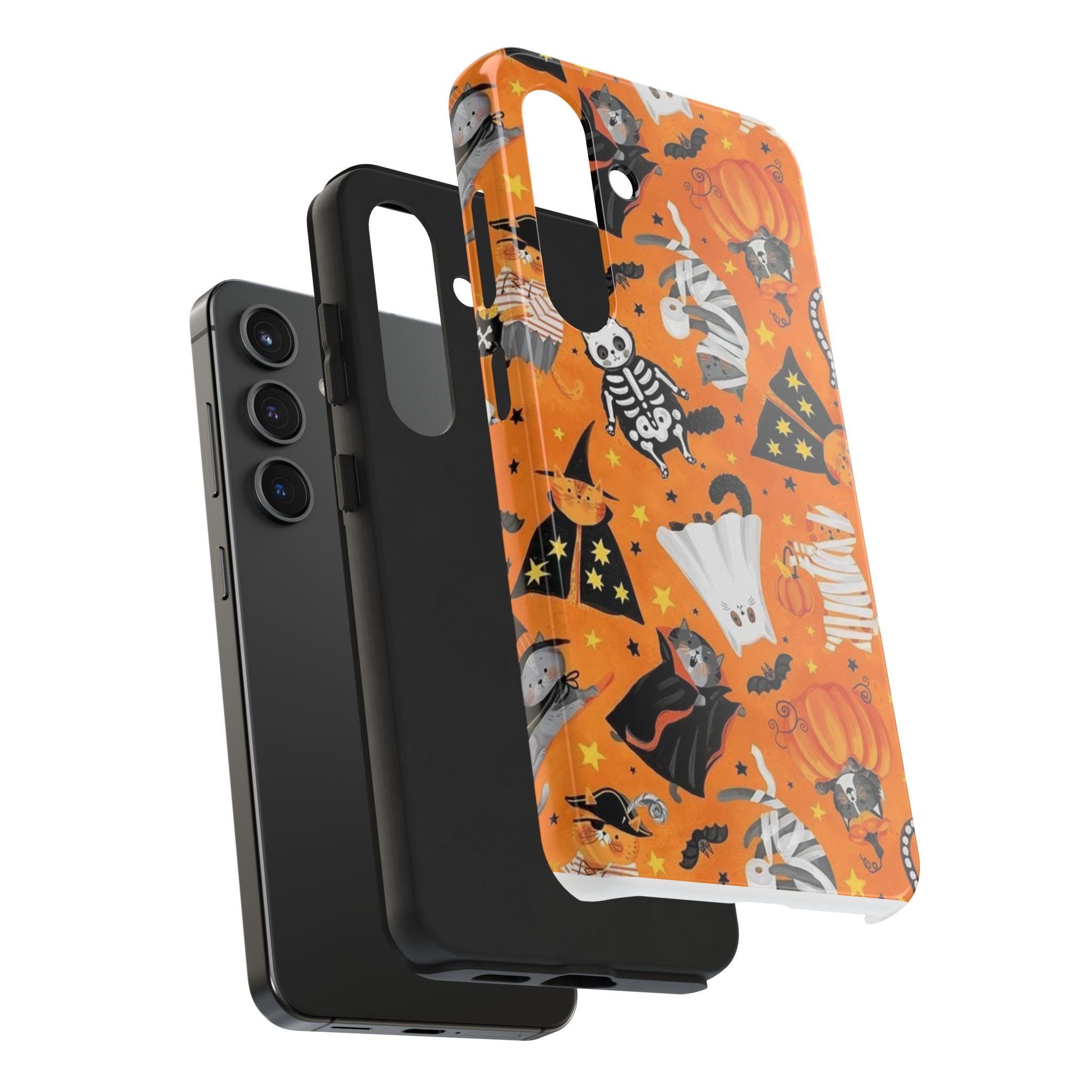 Spooky-Cat Halloween Tough Phone Case