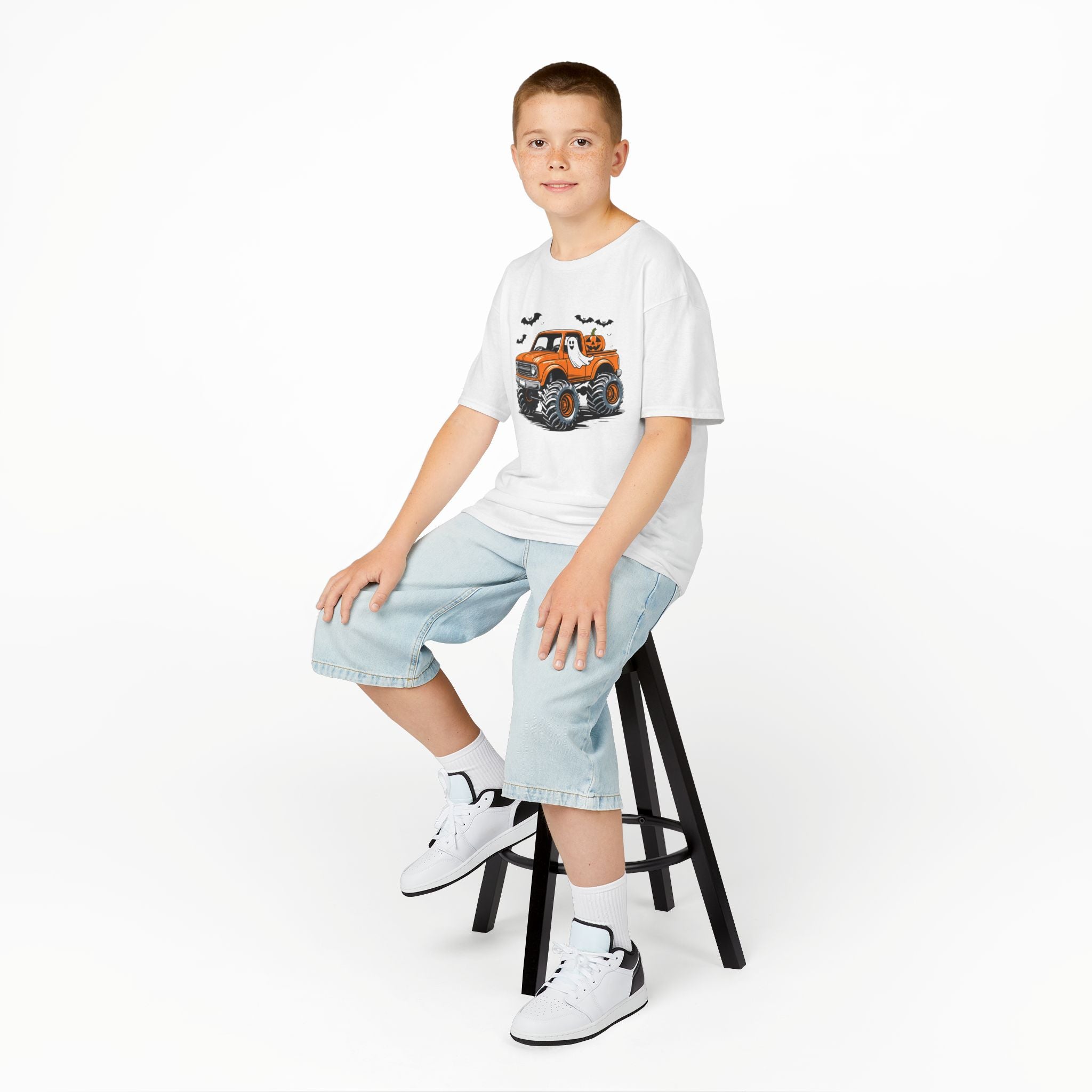 Monster Truck Halloween Boys Tee