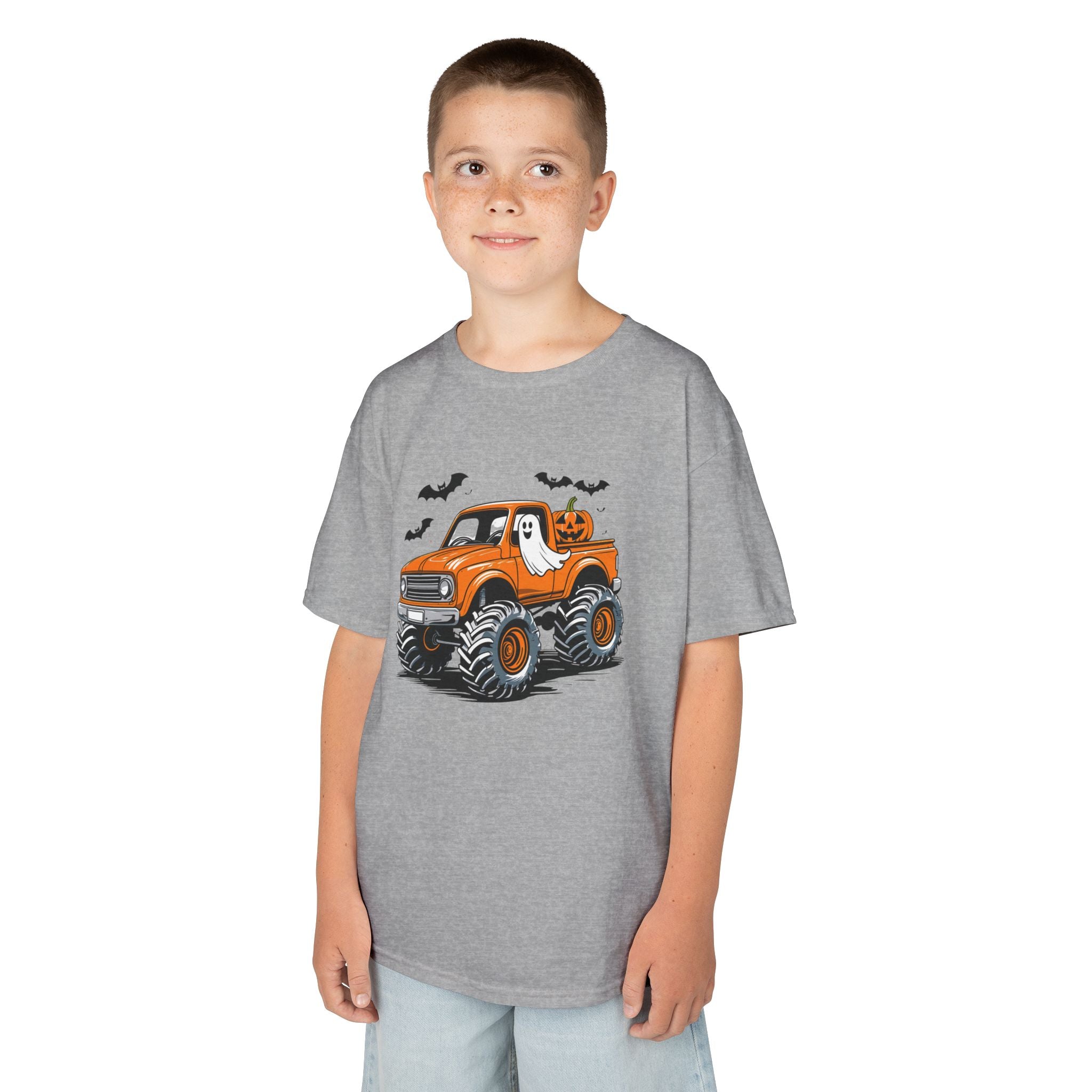 Monster Truck Halloween Boys Tee