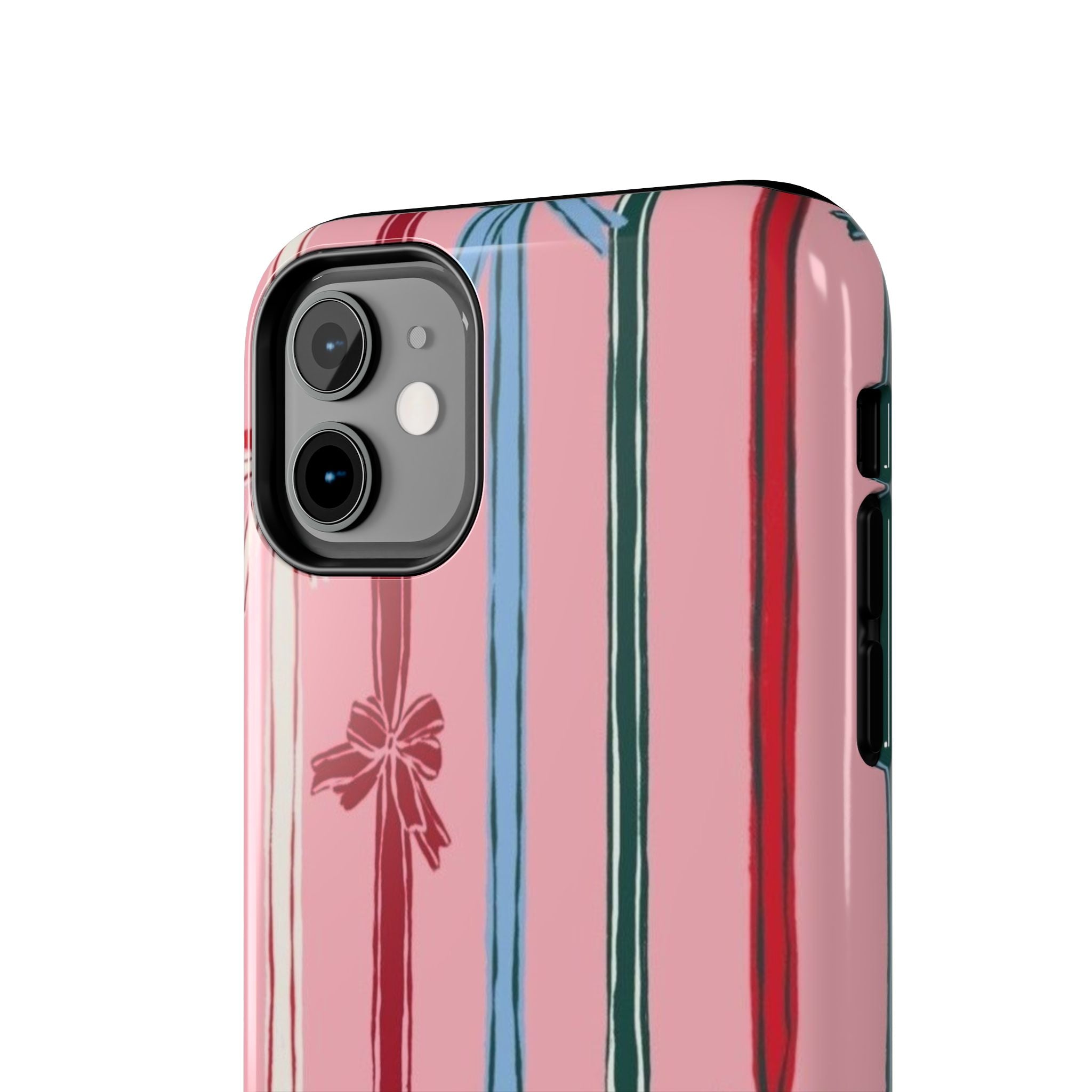 Holiday Bow Pattern Tough Phone Case